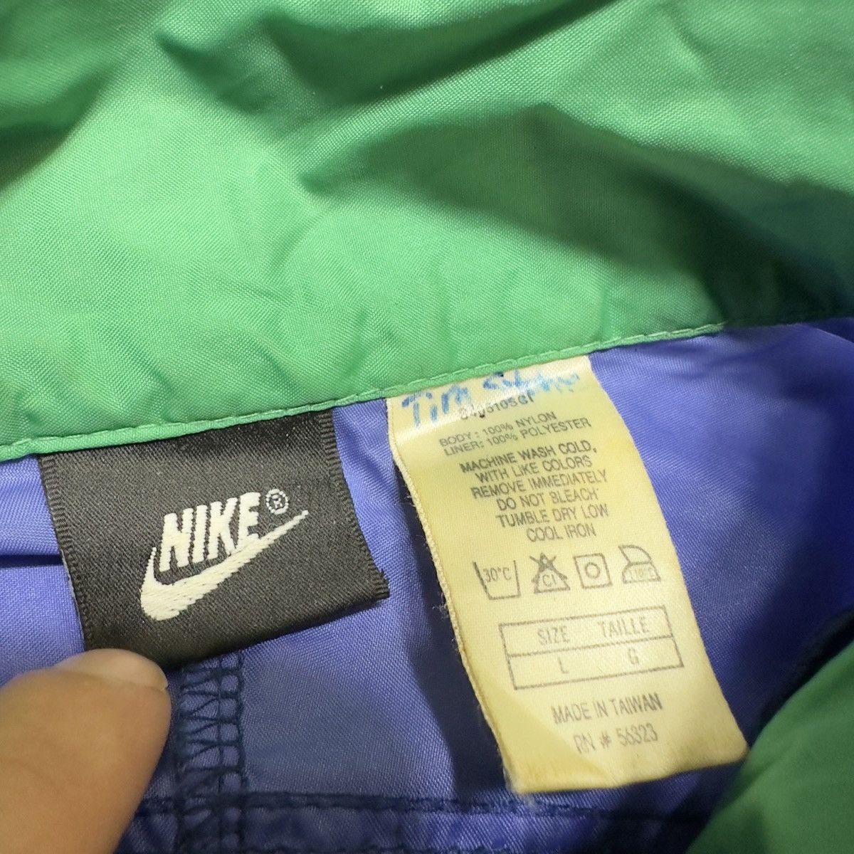 Nike × Vintage Vintage Nike jacket Size US L / EU 52-54 / 3 - 5 Thumbnail