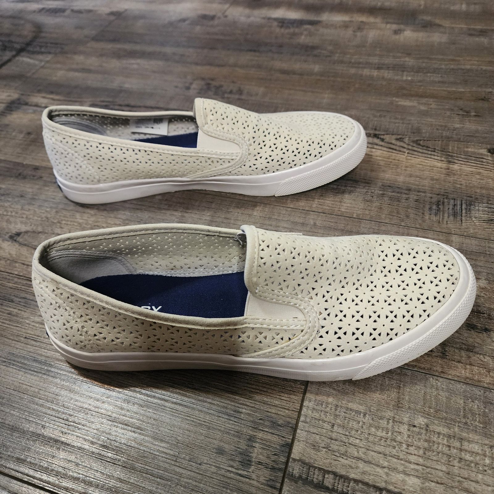 Sperry Sperry Top-Sider Leather Slip-On Sneakers ivory Size 10 SH1 Size US 10 / IT 40 - 3 Thumbnail