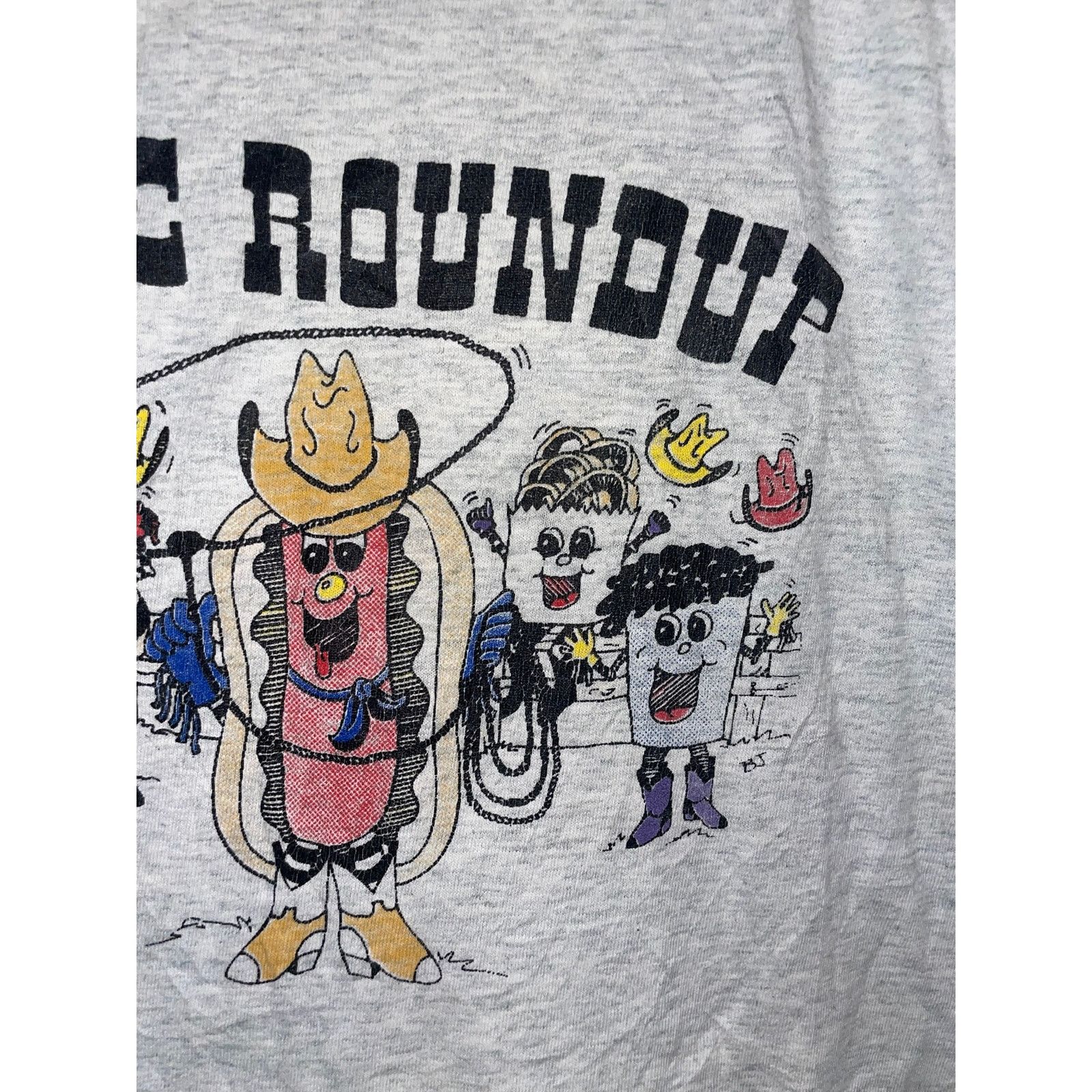 Fruit Of The Loom 1993 Sonic Roundup Round Up Fast Food Promo Shirt VTG 90s XL Size US XL / EU 56 / 4 - 10 Thumbnail