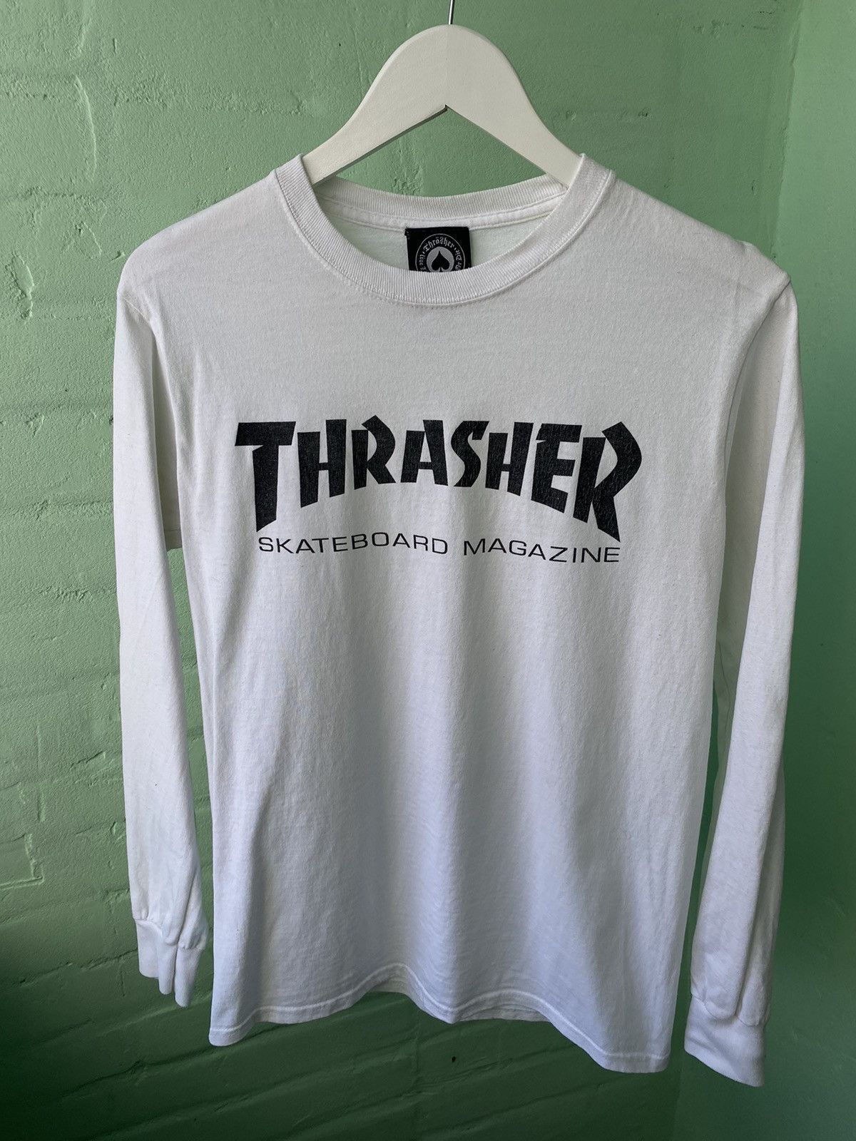 Thrasher × Vintage Vintage Streetwear y2k Thrasher Magazines Long Sleeve Size US S / EU 44-46 / 1 - 8 Thumbnail
