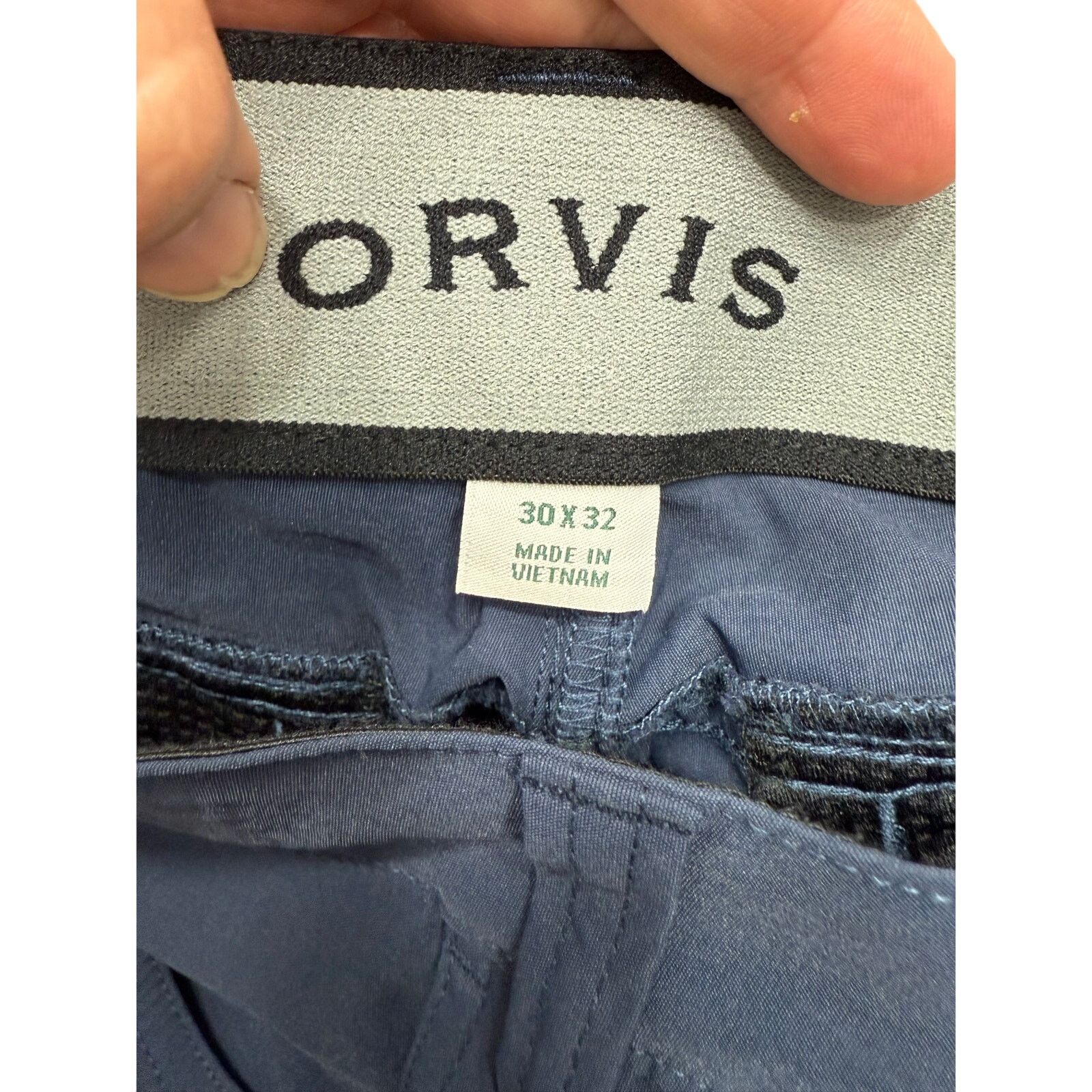 Orvis Orvis Men's Pants 30x32 Cotton Blue Chino Straight #G716 Size US 30 / EU 46 - 7 Thumbnail