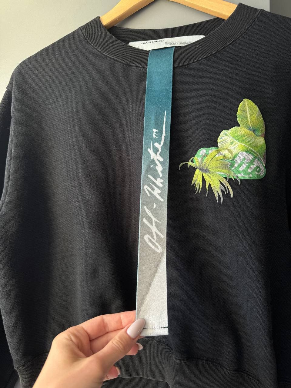 Off-White Off-White “Floral” Sweatshirt Size M / US 6-8 / IT 42-44 - 3 Thumbnail