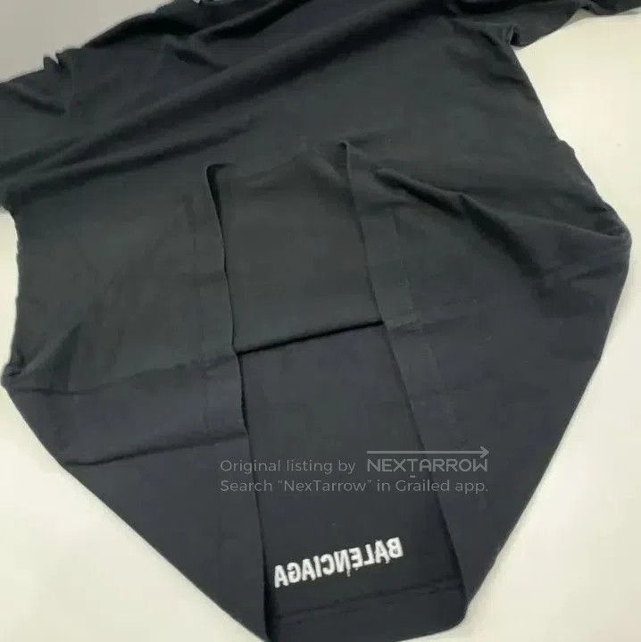 Balenciaga Balenciaga Black Short Sleeve Crew Neck T. Size US M / EU 48-50 / 2 - 6 Thumbnail