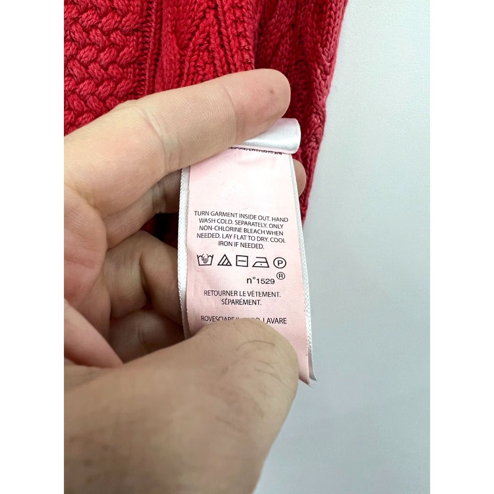Polo Ralph Lauren Polo Ralph Lauren Sweater Mens M Red Knit Garment Dyed Pullover Men Size Size US M / EU 48-50 / 2 - 7 Thumbnail