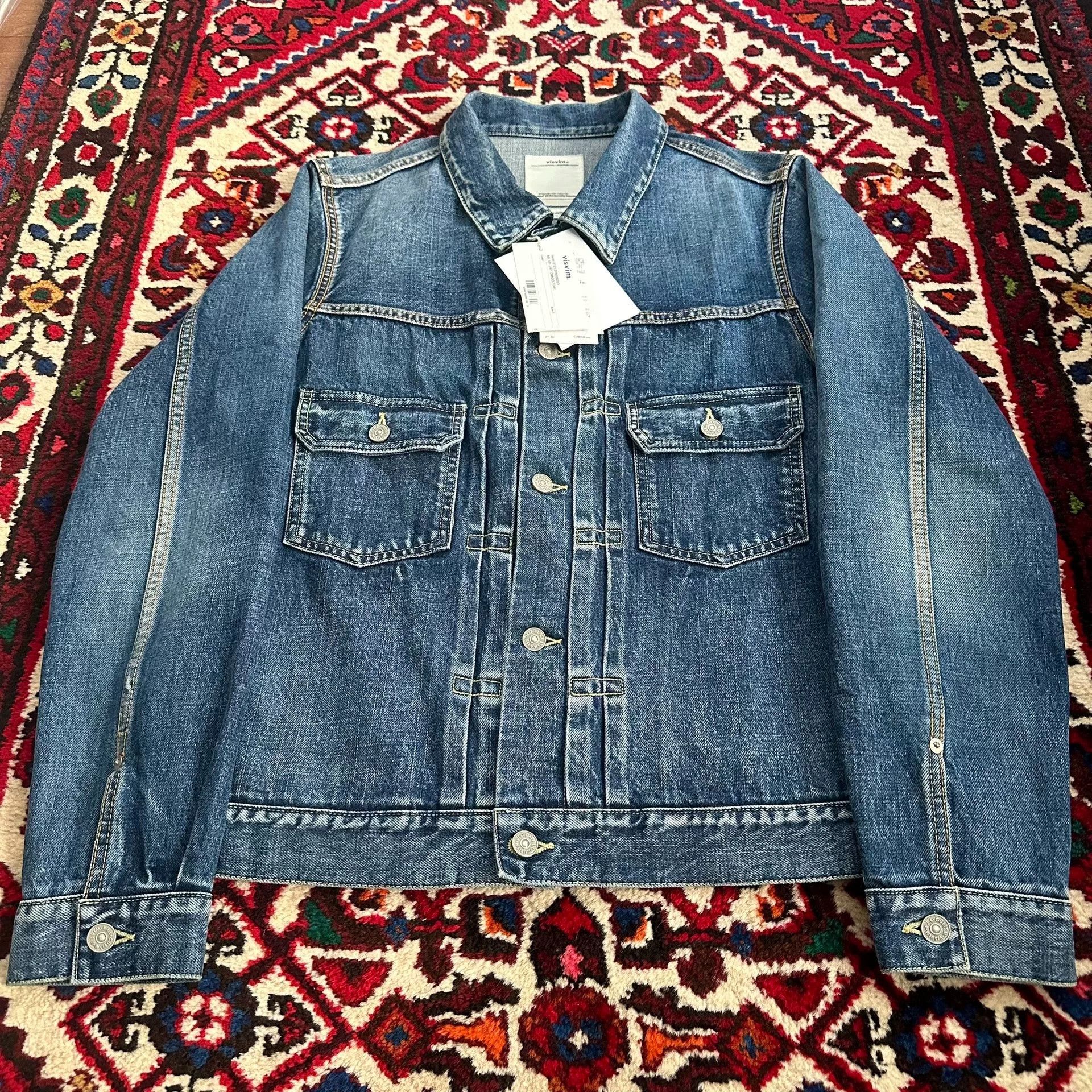 Visvim visvim 21AW 101 DMGD-1001 Denim Jacket Size US L / EU 52-54 / 3 - 3 Thumbnail