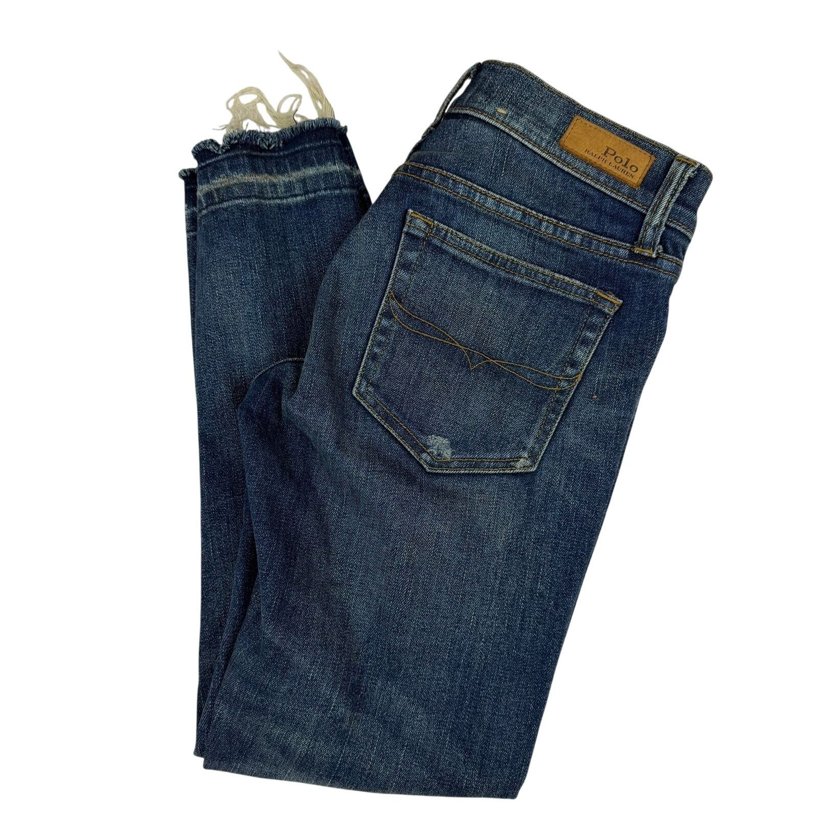 Polo Ralph Lauren Polo Ralph Lauren Tompkins Skinny Crop Jeans - Size 26 Size 26" / US 2 / IT 38 - 1 Thumbnail