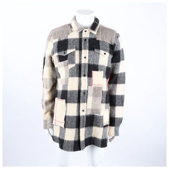 off-white Lana Wool pattern shirt