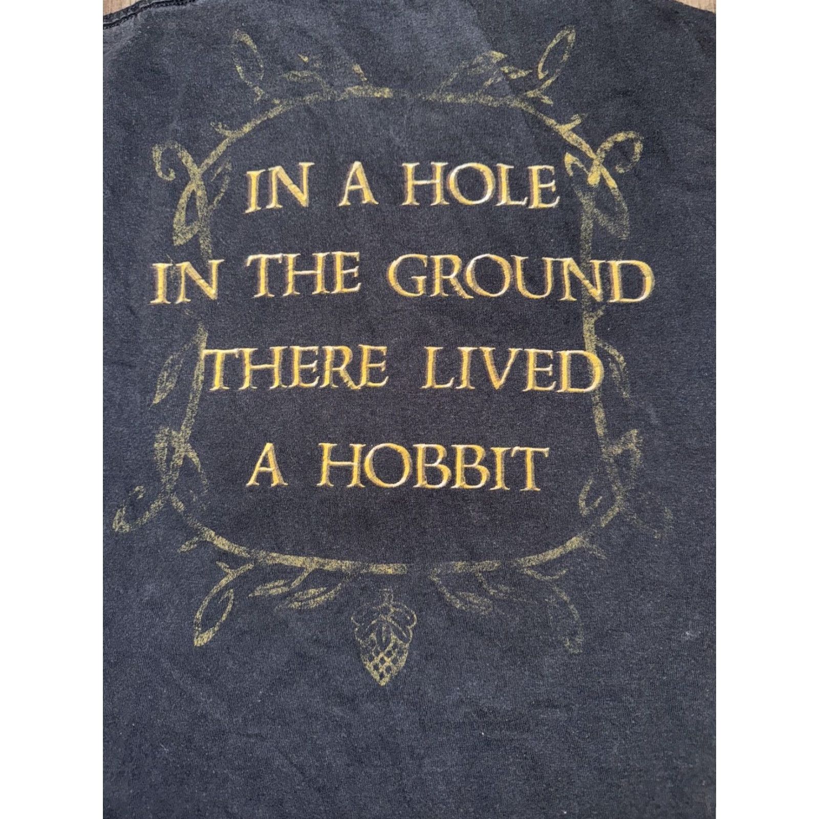 Vintage Hobbit T-Shirt An Unexpected Journey Black Medium Men Size US M / EU 48-50 / 2 - 5 Thumbnail