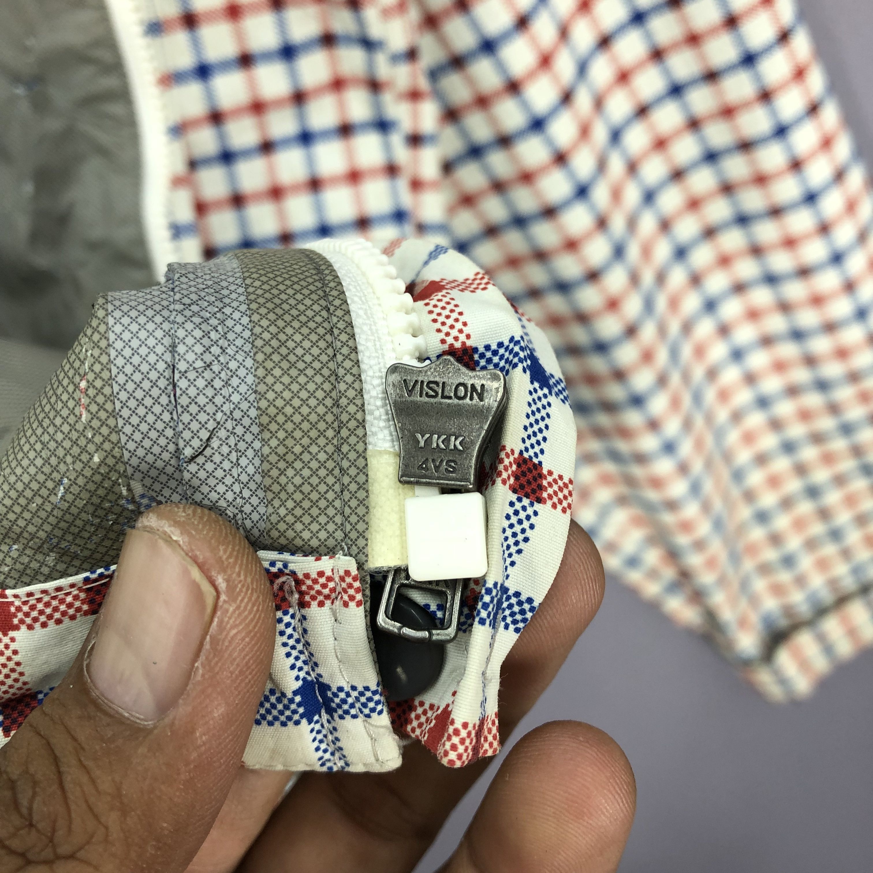 The North Face × Vintage Vintage The North Face Checkered Hoodie Jacket TNF Hooded Size US M / EU 48-50 / 2 - 6 Thumbnail