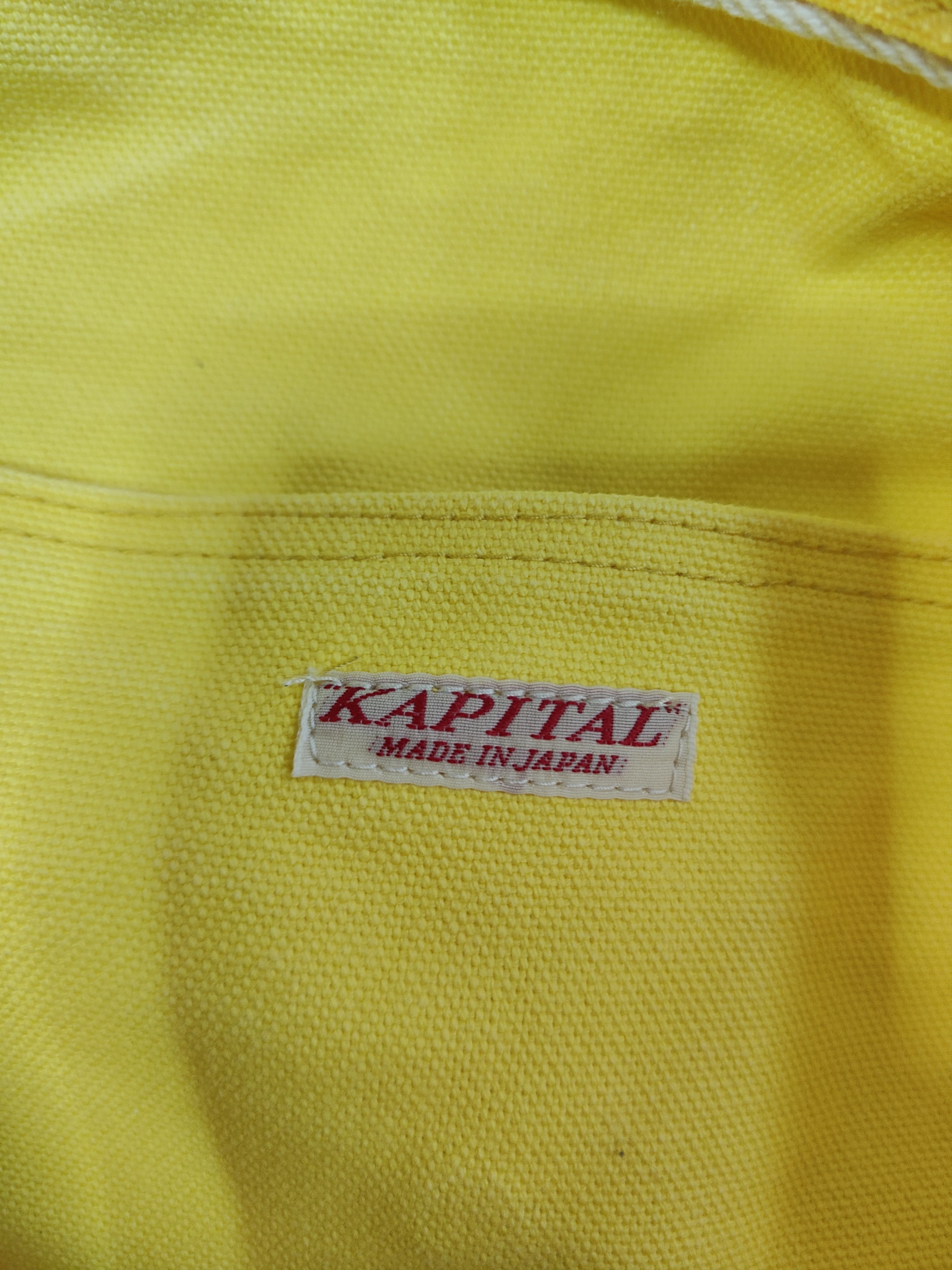Kapital Yellow Tote Bag Made Japan