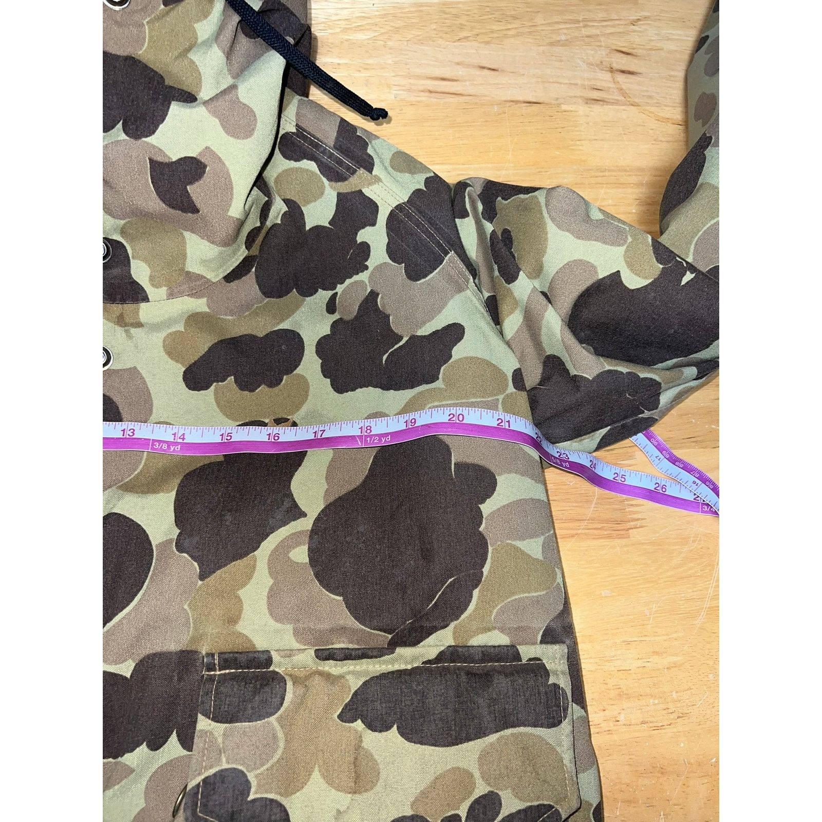 Vintage Vintage Cabelas Duck Camo Jacket Hooded Hunting Cabela's M Size US M / EU 48-50 / 2 - 14 Thumbnail