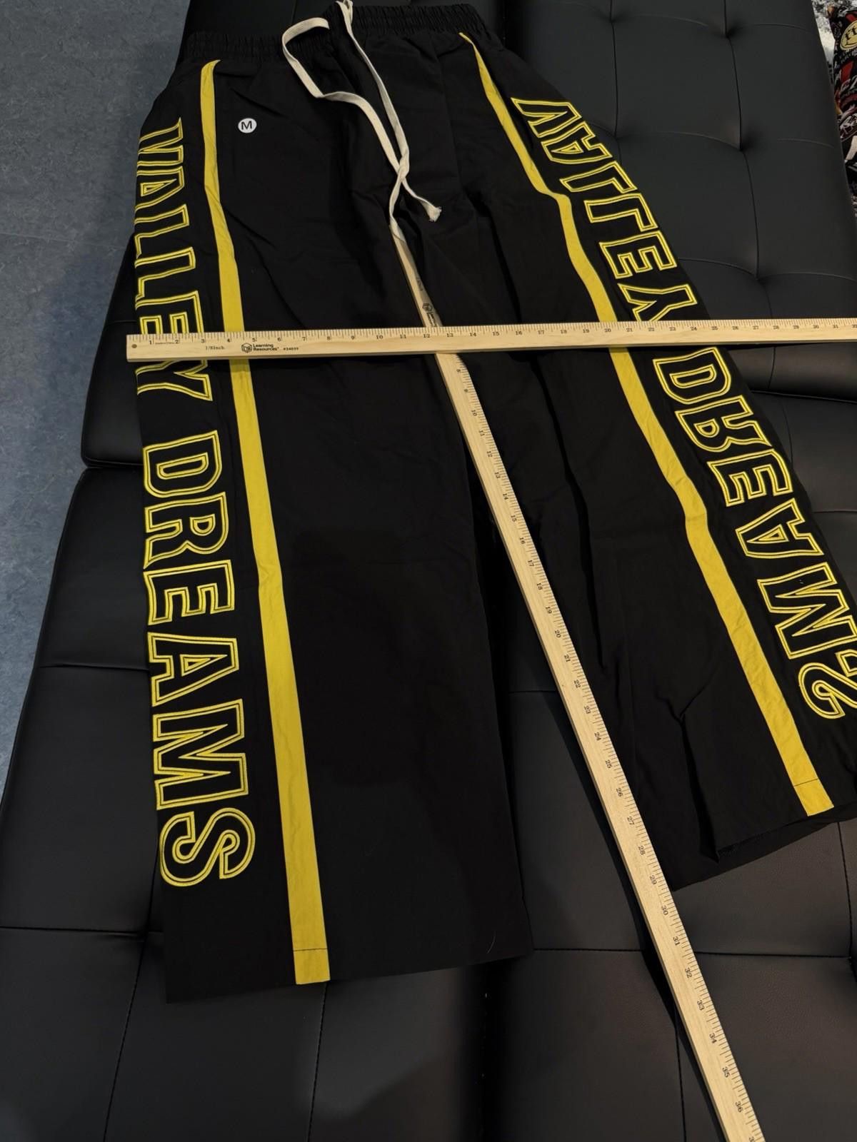 Other Valley Track Black Yellow Drawstring Sweatpants Size Medium Size US 32 / EU 48 - 9 Thumbnail