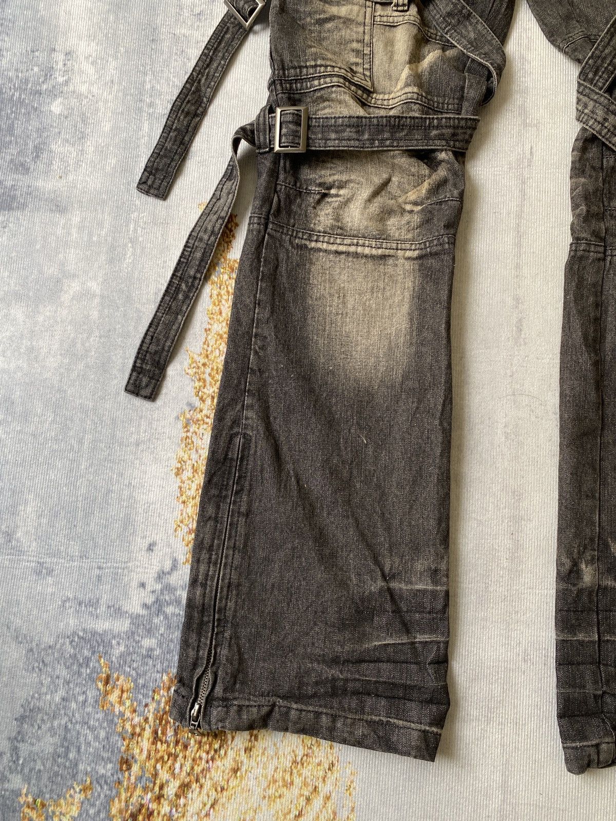 If Six Was Nine Japanese Brand Topism Bondage Flare Denim Size US 32 / EU 48 - 6 Thumbnail