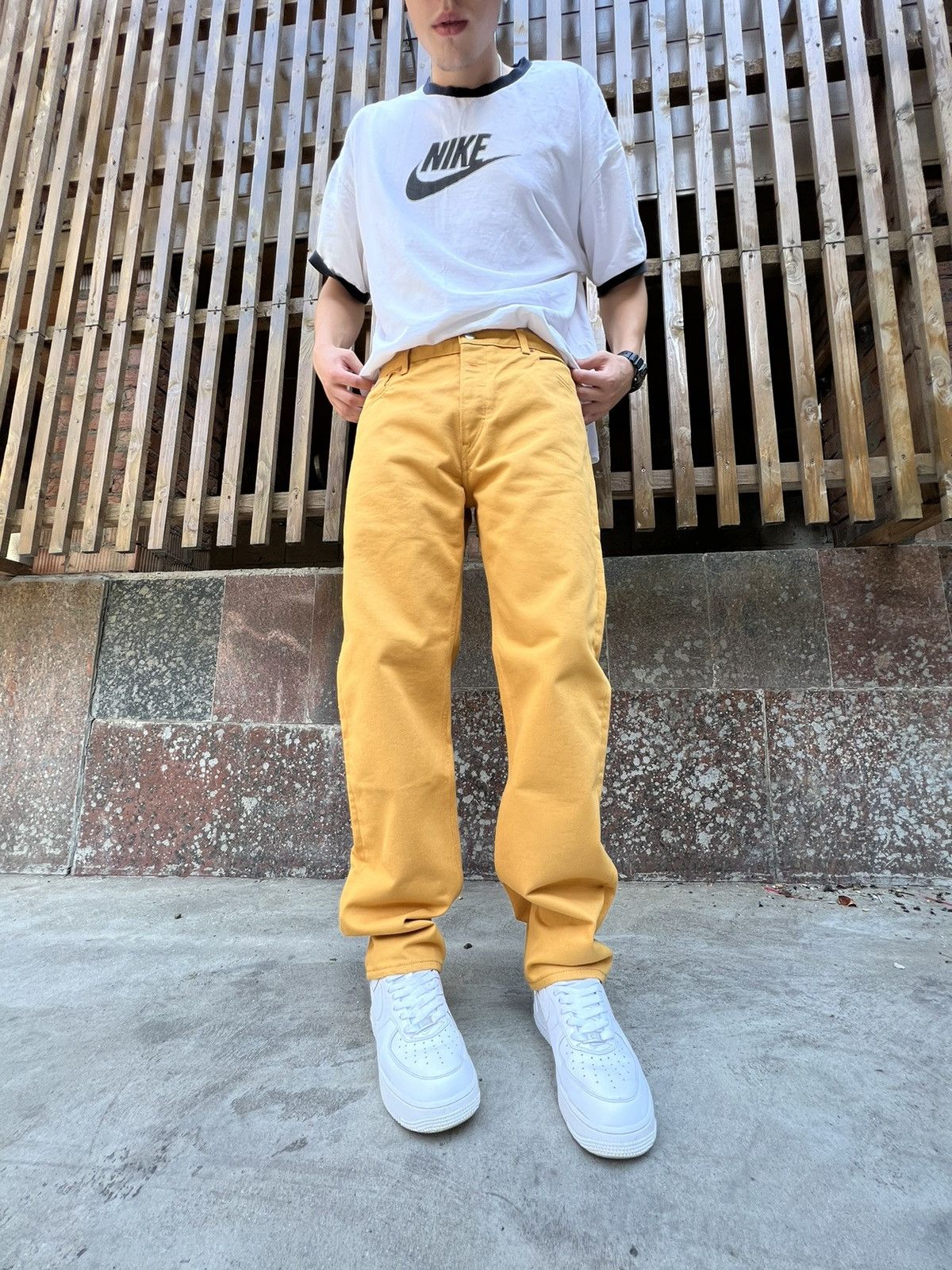 Calvin Klein × Heron Preston Heron Preston Calvin Klein Orange 2.0 Jeans Size US 30 / EU 46 - 12 Thumbnail