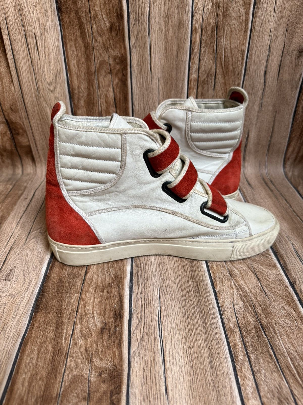 Raf Simons × Raf by Raf Simons Velcro high sneaker Size US 7.5 / EU 40-41 - 8 Thumbnail