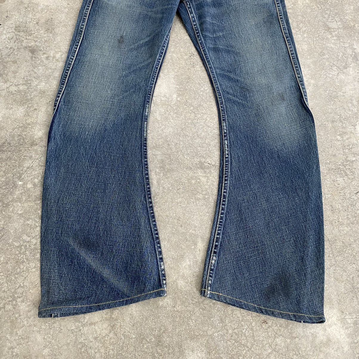 wjk 2000’s Jun Hashimoto WJK J Cut Curved Leg Flared Jeans Size US 32 / EU 48 - 4 Thumbnail