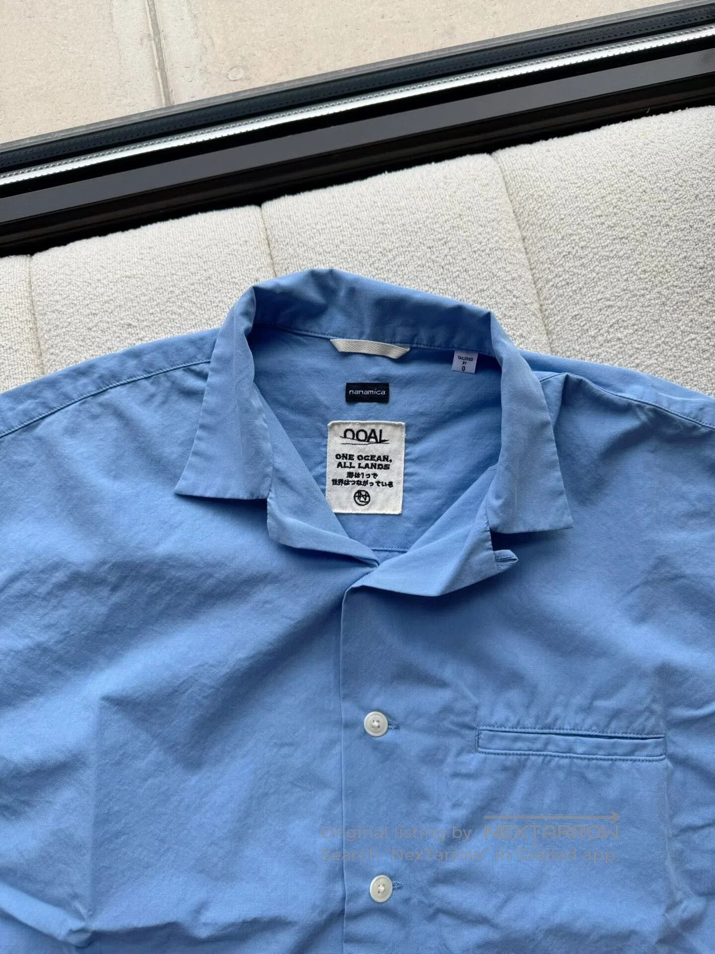 Nanamica nanamica open collar short sleeve shirt. Size XS / US 0-2 / IT 36-38 - 3 Thumbnail