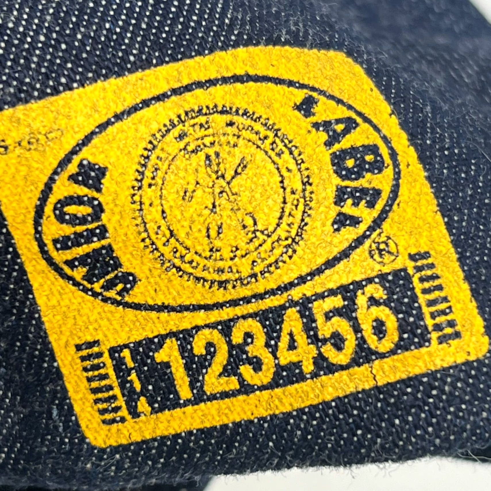 Vintage SMWIA Union Made Show Me The Label Snapback Denim Cap Size ONE SIZE - 6 Thumbnail
