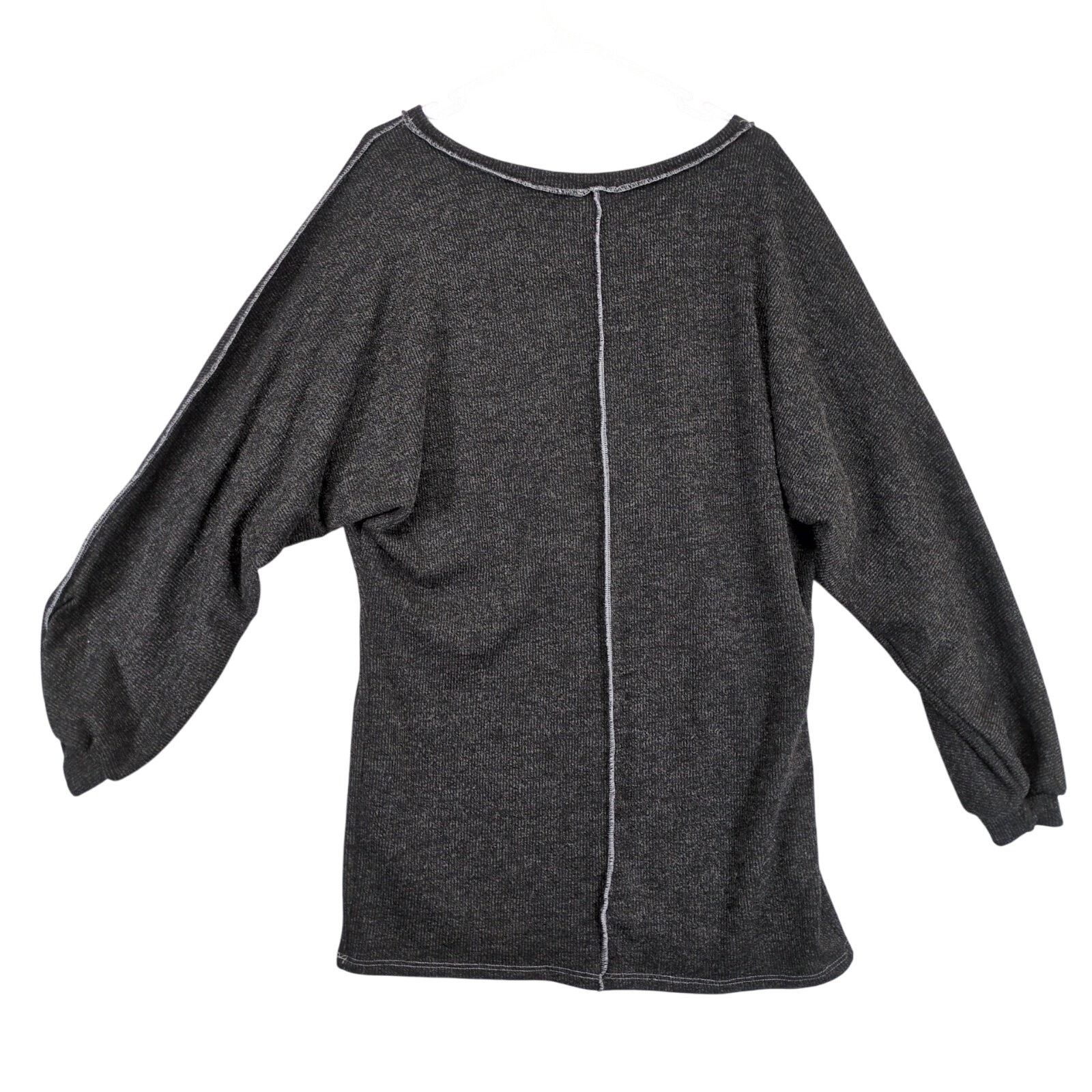 Other Peach Love California Emily Stretch Knit Casual Tunic Top Size L / US 10 / IT 46 - 3 Thumbnail
