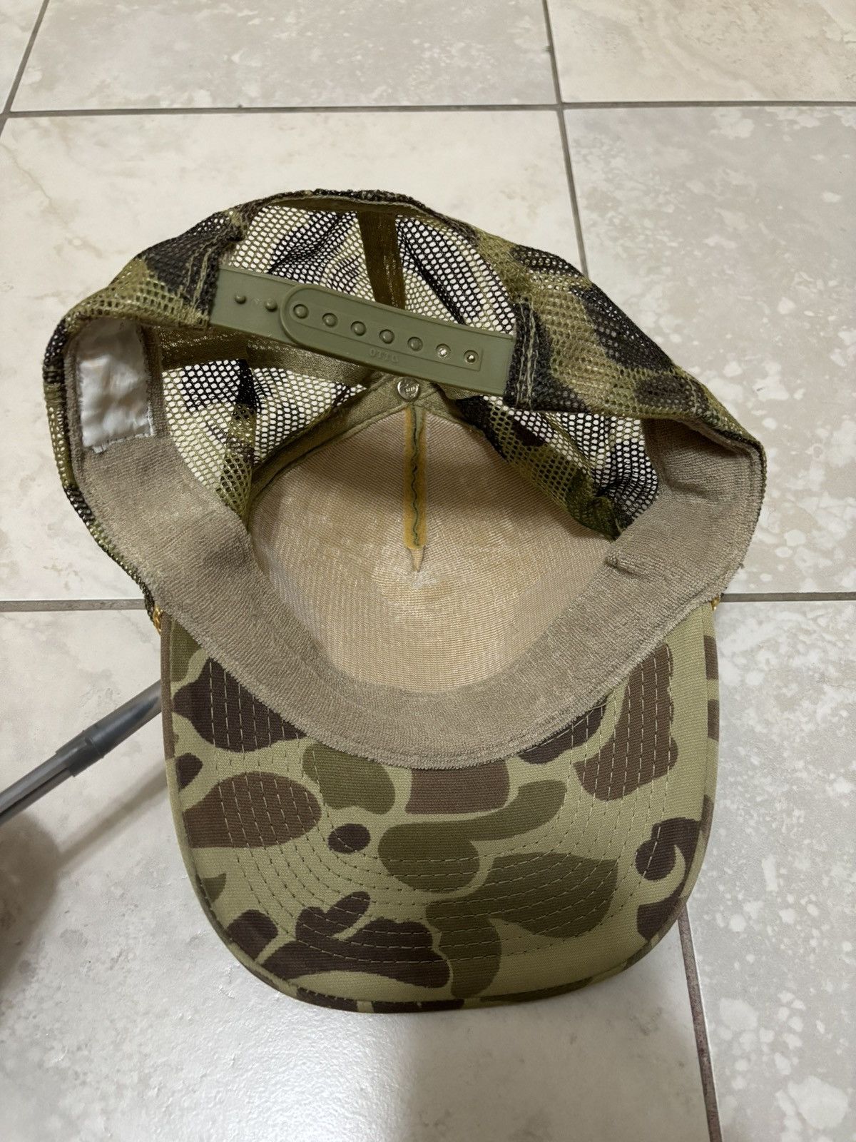 Pharrell Rare authentic vintage 2001 NERD Pharrell camo trucker hat Size ONE SIZE - 9 Thumbnail