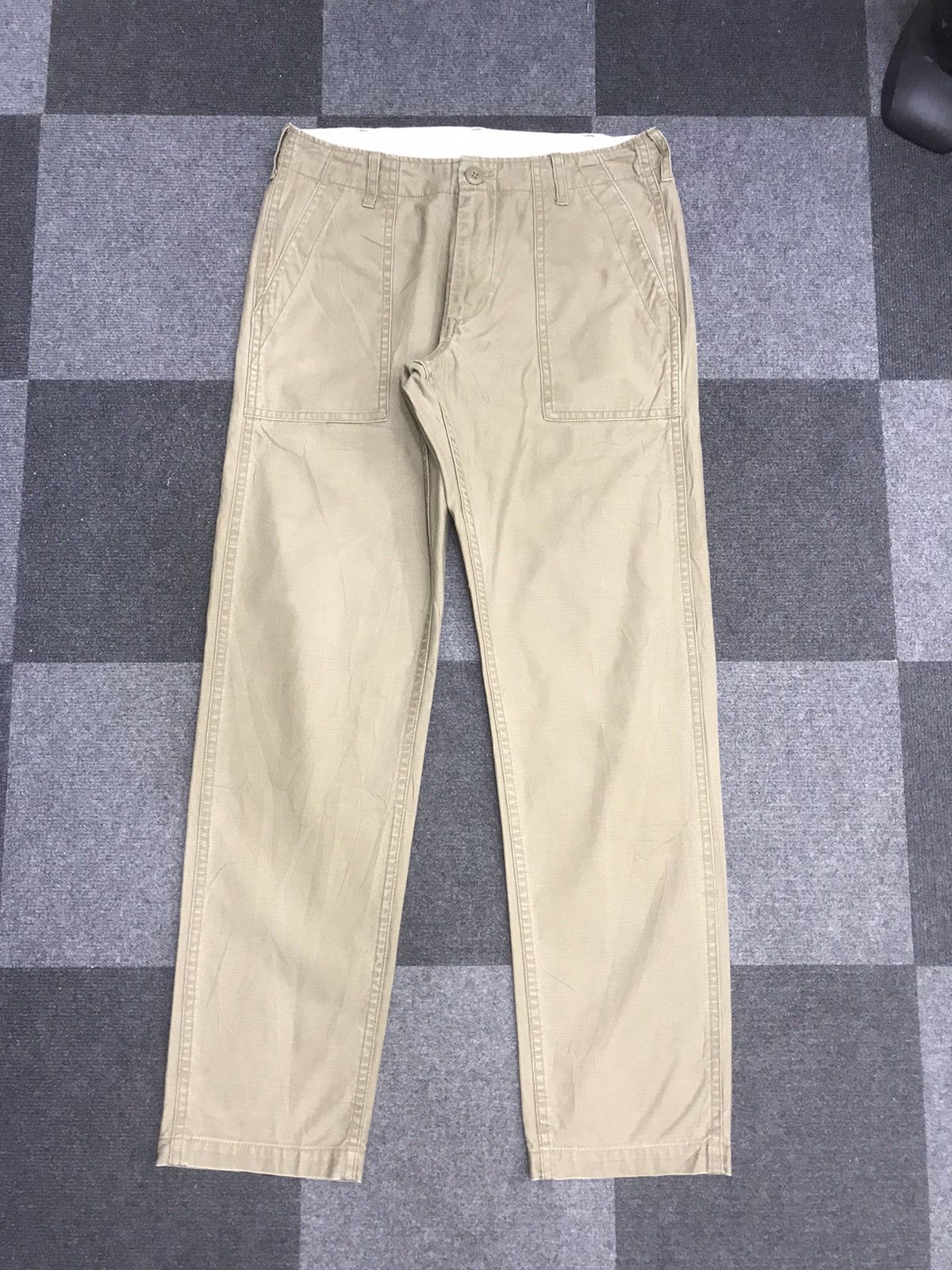 Japanese Brand BACK NUMBER Japan Slim Military Fatigue Baker Pant Size US 32 / EU 48 - 3 Thumbnail