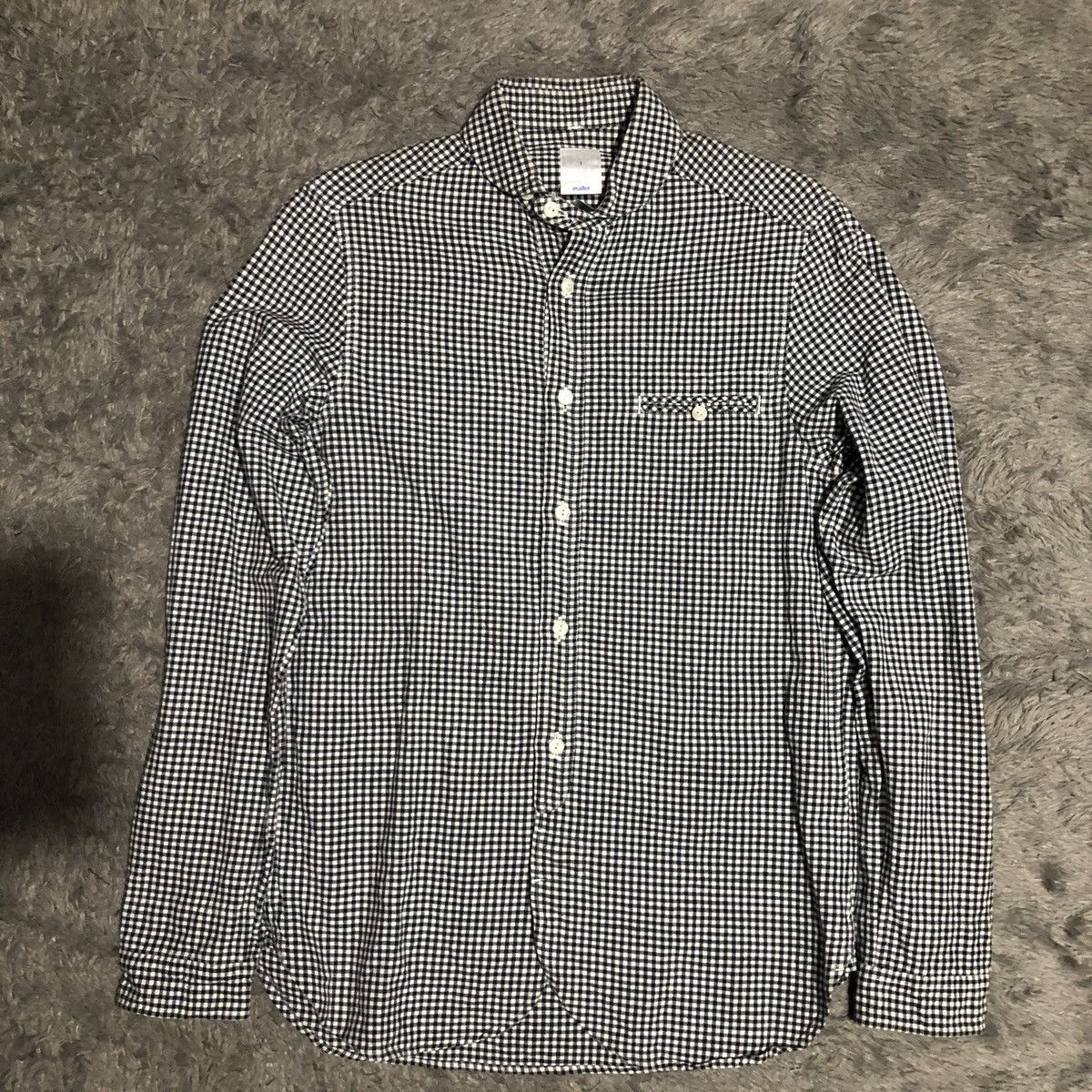 Designer × Japanese Brand STRATO MAILLOT COTTON SHIRT CHECKER Size M / US 6-8 / IT 42-44 - 1 Thumbnail
