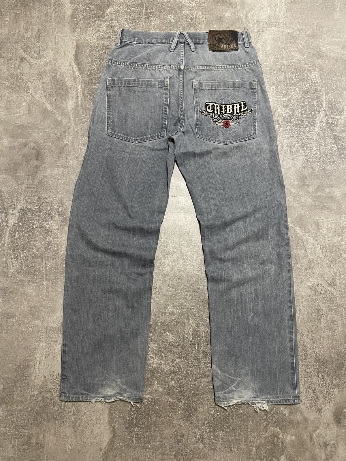 JNCO × Tribal Streetwear Vintage Tribal Street Wear Rap Jeans Jnco Style Size US 32 / EU 48 - 1 Thumbnail