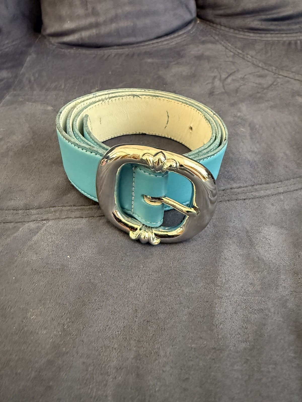Chrome Hearts Chrome Hearts Cyan Gunslinger Size 36 - 2 Thumbnail