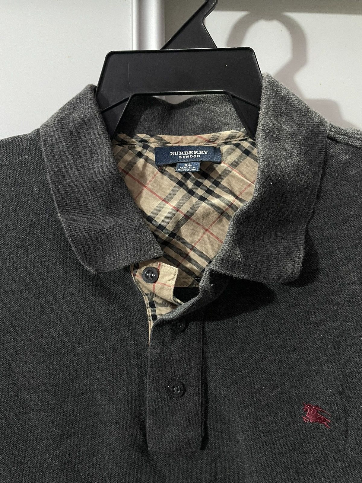 Burberry Vintage Burberry London Nova Check Plaid Tartan ash grey Size US XL / EU 56 / 4 - 1 Thumbnail