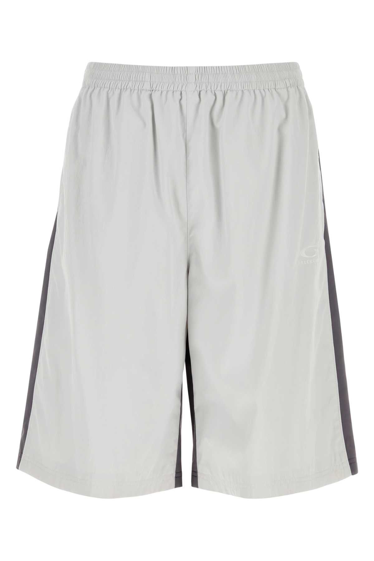 Balenciaga Two-Tone Tech Fabric Bermuda Shorts Size US M / EU 48-50 / 2 - 1 Thumbnail