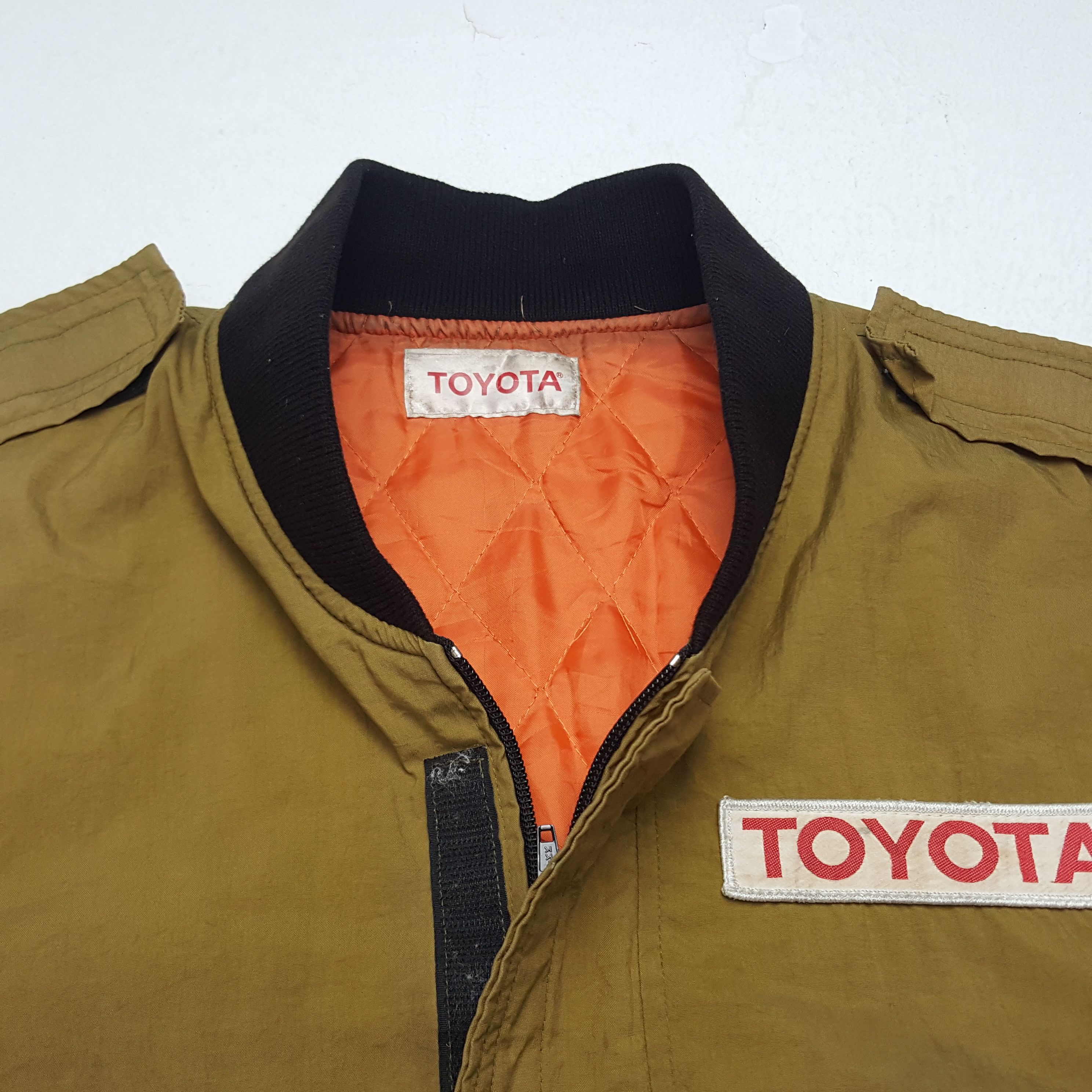 Vintage Vintage Toyota Tecno Racing Bomber Jacket Size US M / EU 48-50 / 2 - 5 Thumbnail