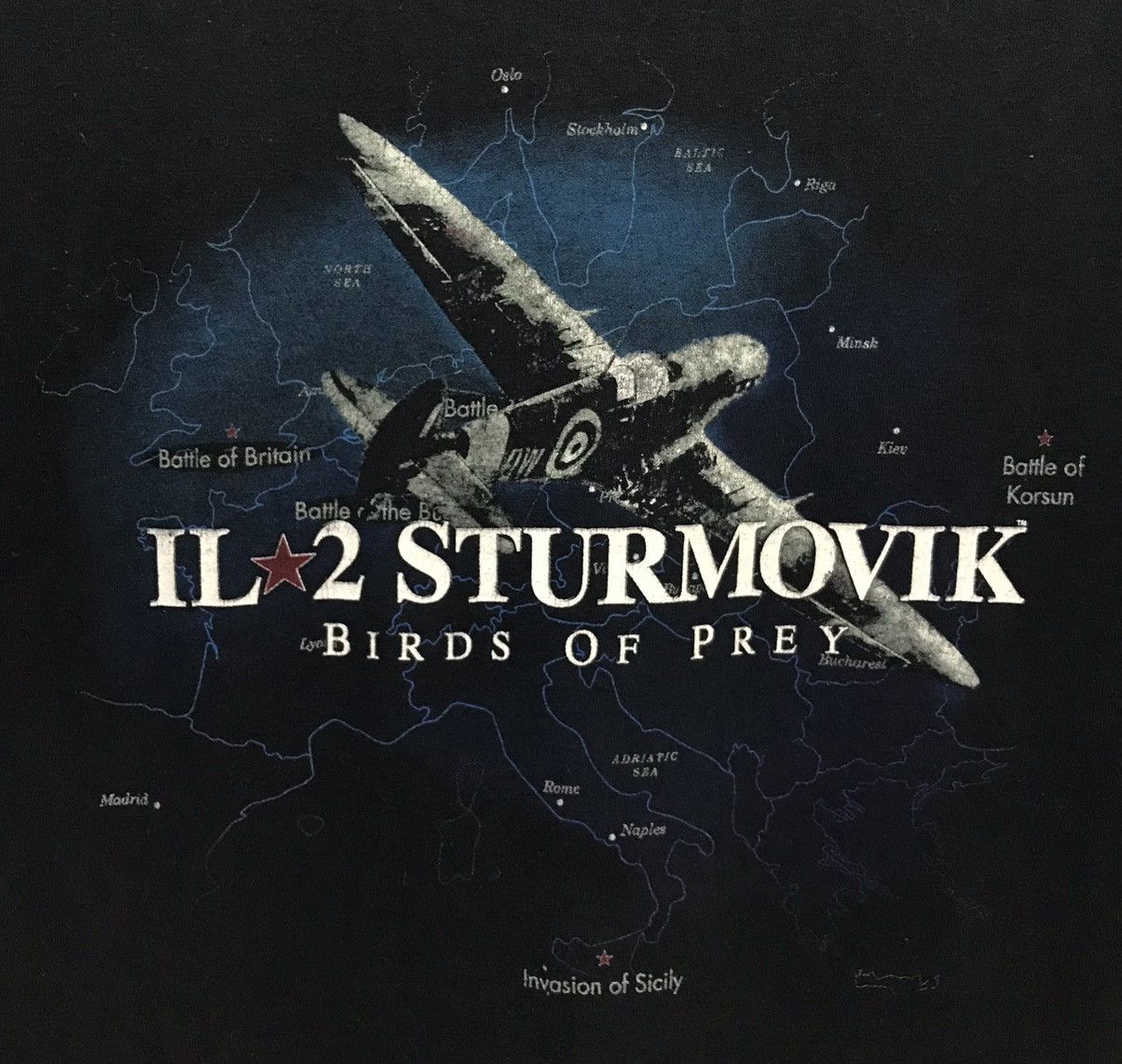 Fruit Of The Loom × Vintage Vintage Fruit Of The Loom IL 2 Sturmovik Shirt Size US XL / EU 56 / 4 - 3 Thumbnail