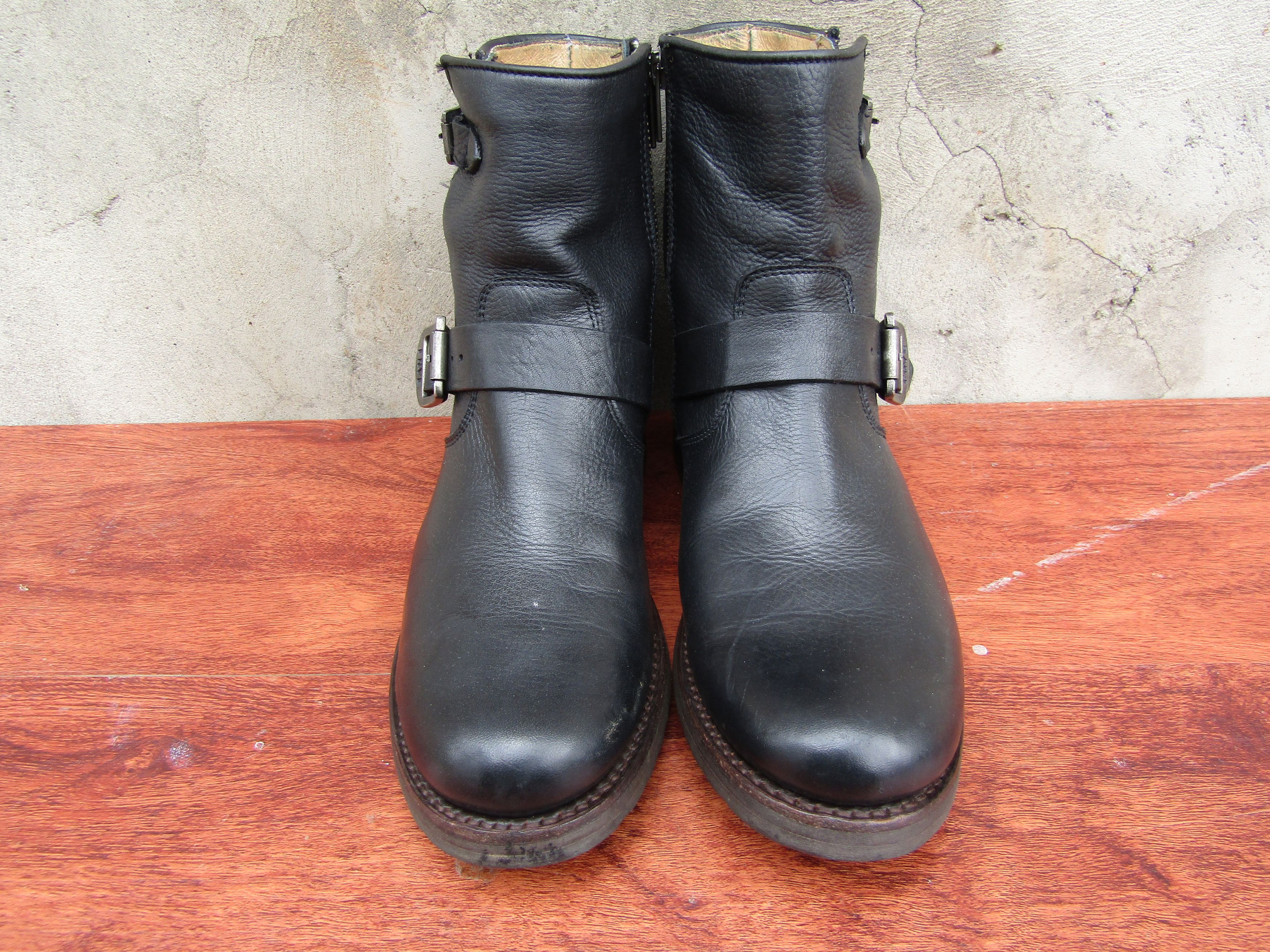 Frye FRYE Boots Womens 'Veronica' Short Leather Slouchy Moto Size US 8 / IT 38 - 4 Thumbnail