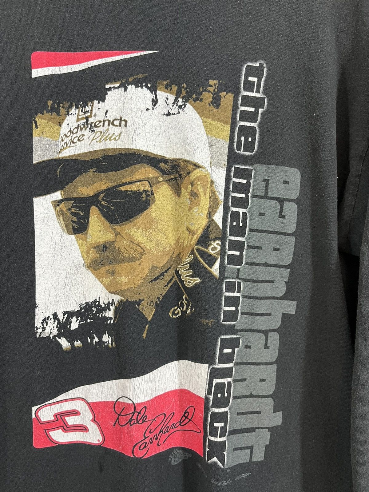 NASCAR Dale Earnhardt Thrashed Distressed Nascar Shirt Size US XXL / EU 58 / 5 - 5 Thumbnail