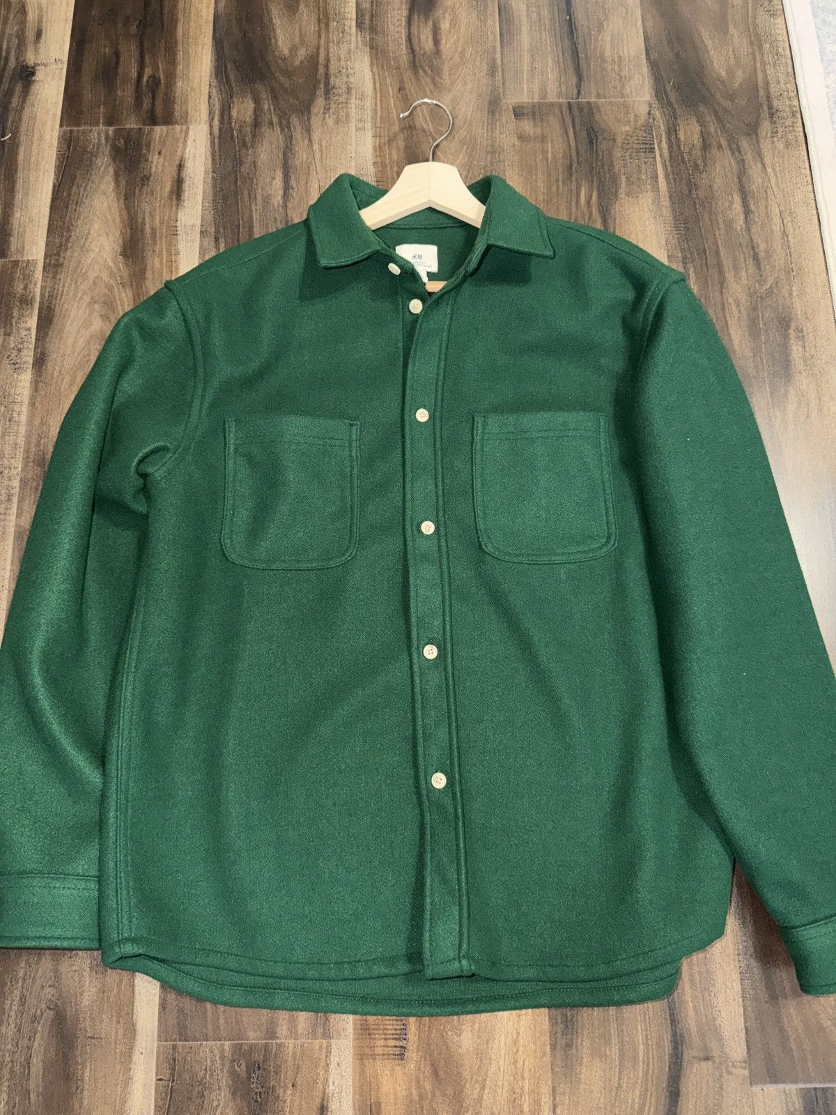 H&M Overshirt bottom up Size US M / EU 48-50 / 2 - 1 Thumbnail