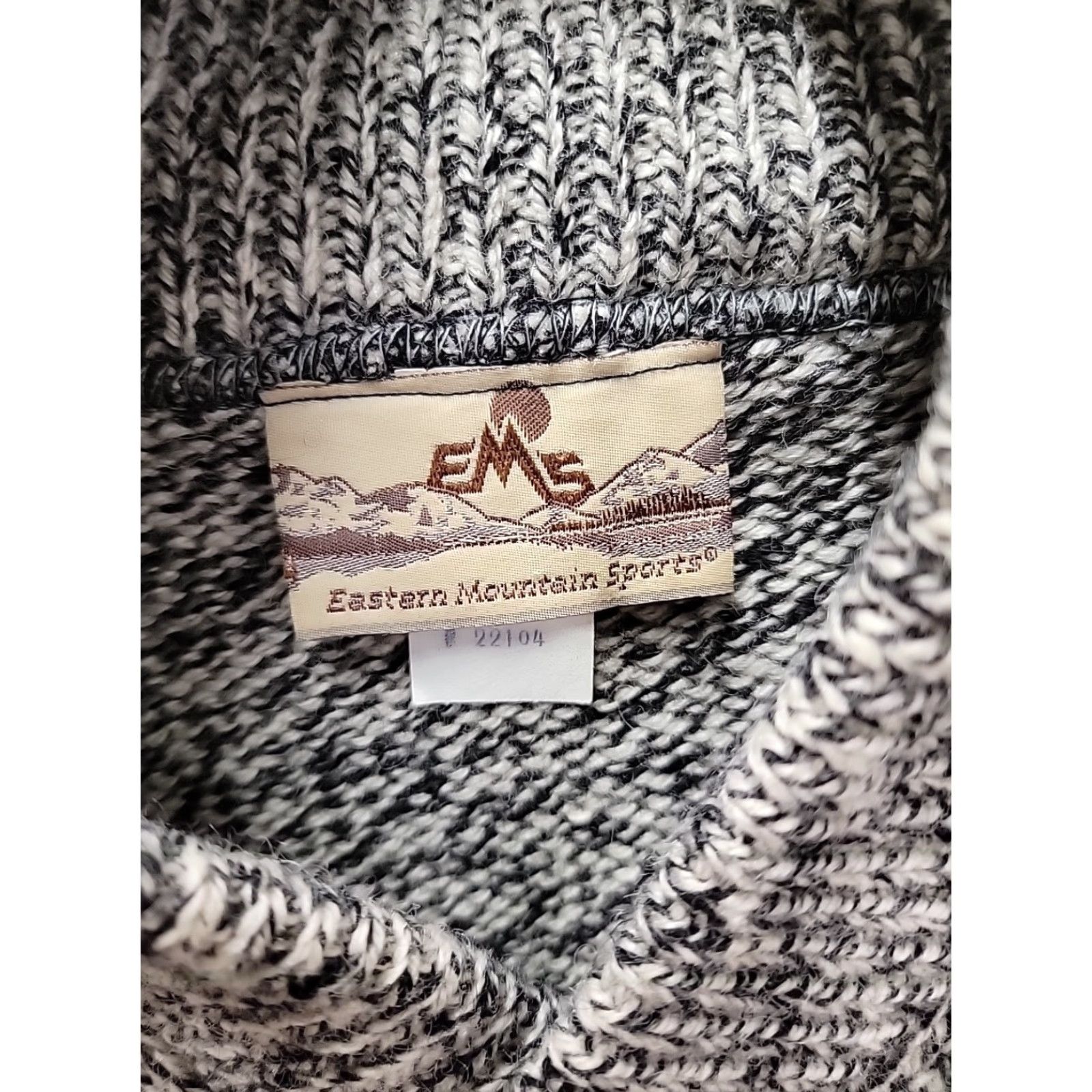 Eastern Mountain Sports VINTAGE Eastern Mountain Sports EMS Grey SHAWL Wool Sweater Mens Size Small Size US S / EU 44-46 / 1 - 3 Thumbnail