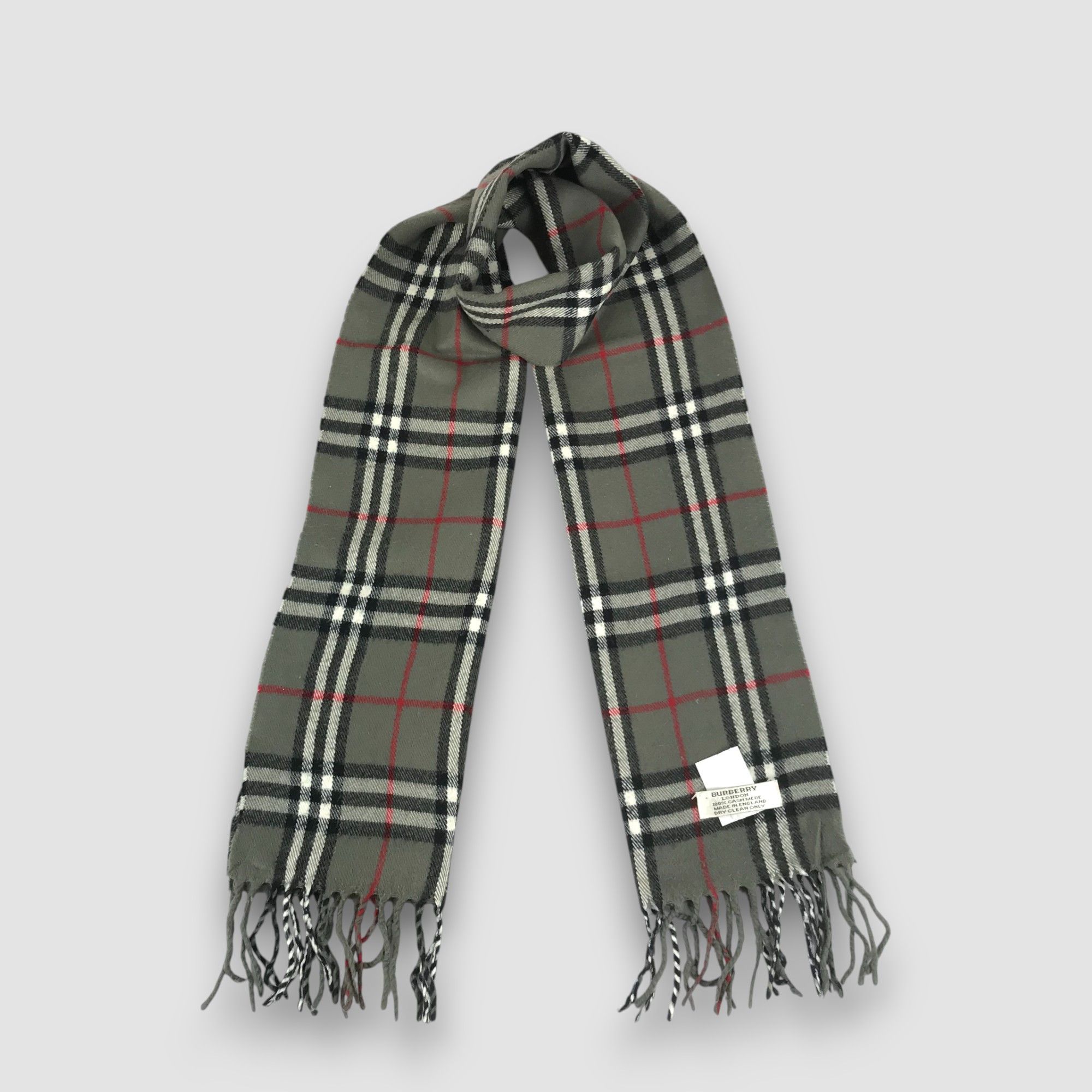Burberry Vintage Burberry Scarf Muffler Wool Cashmere Scarves Size ONE SIZE - 1 Thumbnail