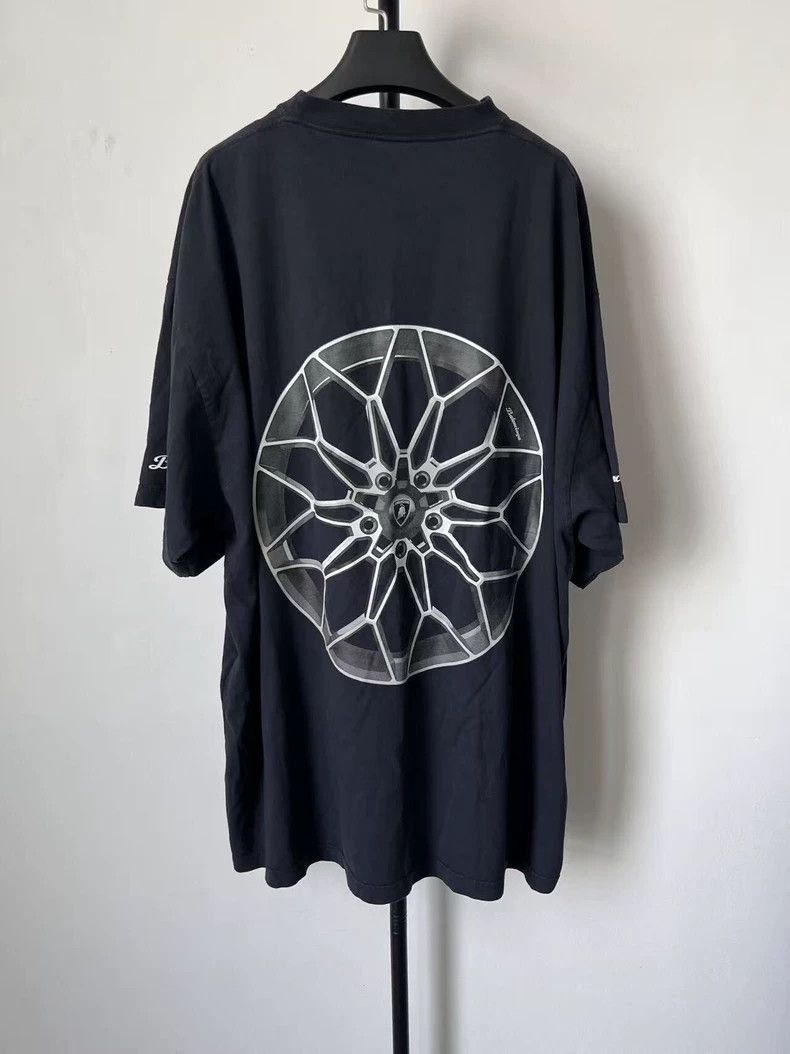Balenciaga size 4 Car graphic quick-drying short-sleeved T-