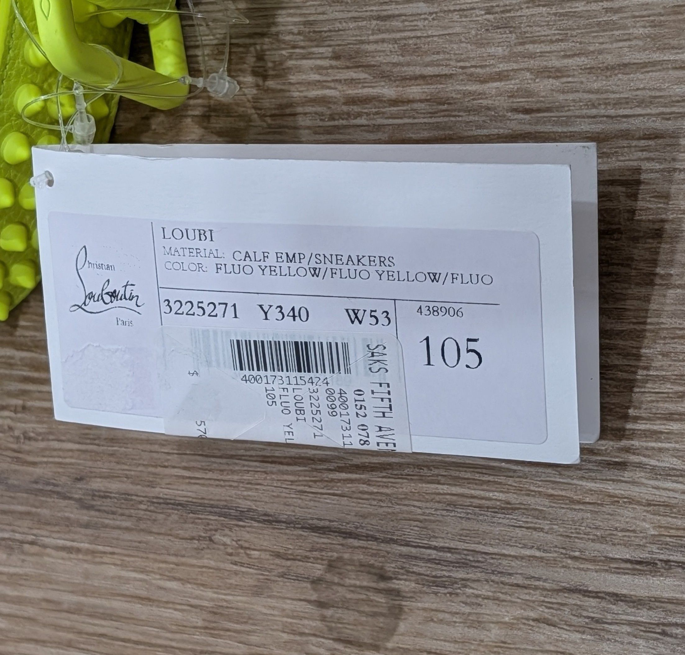Christian Louboutin Christian Louboutin Studded Leather Belt Yellow 105 US 42 Size 42 - 6 Thumbnail
