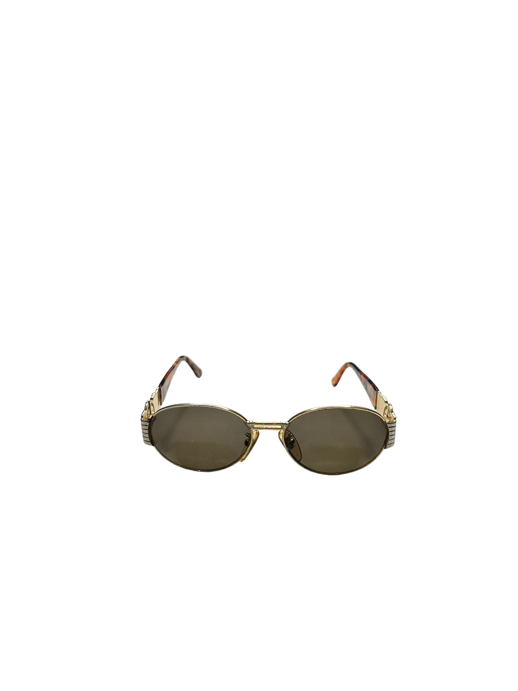Fendi Fendi Round Gatsby Ivory Vintage Sunglasses Size ONE SIZE - 2 Thumbnail