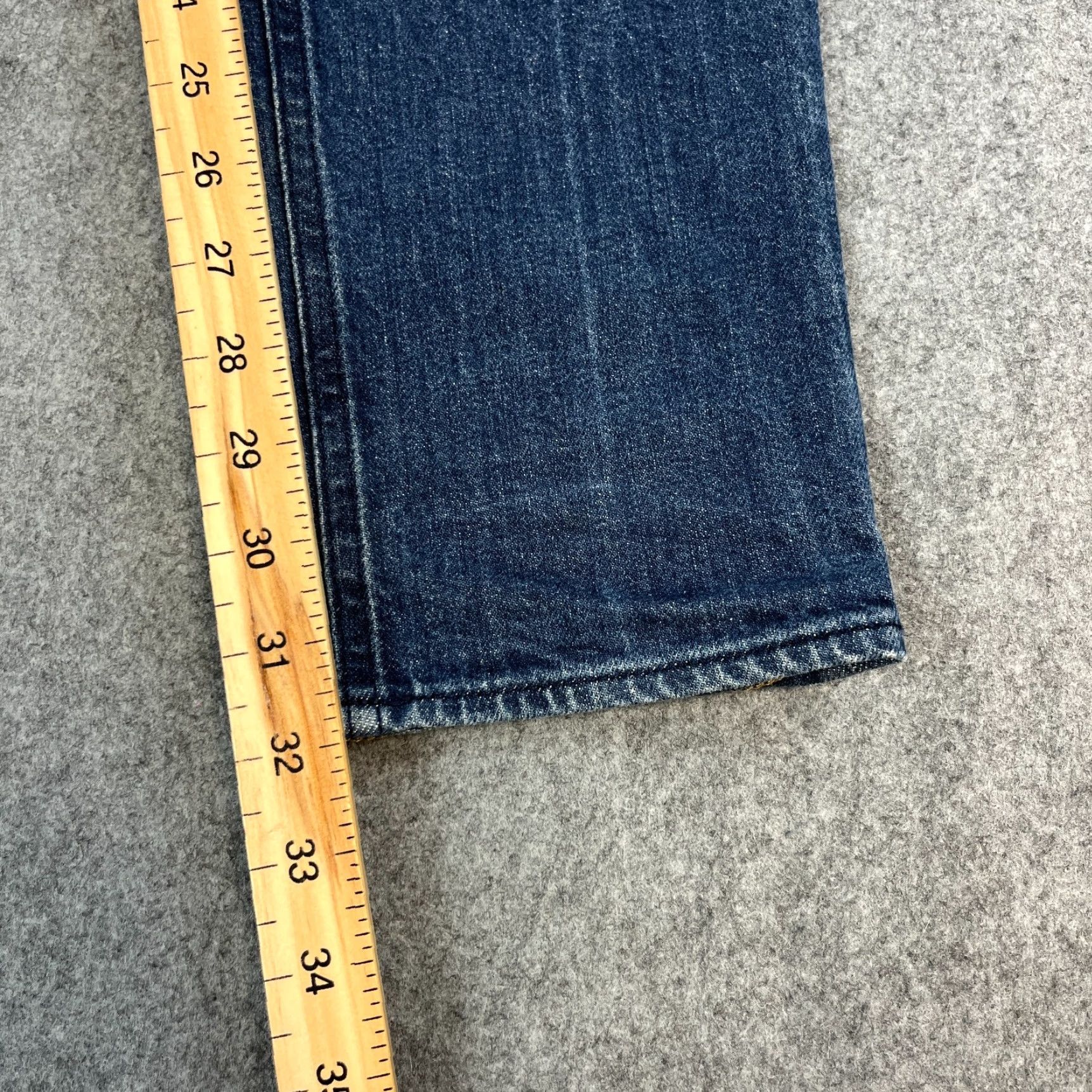 Hugo Boss HUGO BOSS Jeans Slim Fit 32 32 Dark Wash Blue Denim 5-Pocket Tapered Men Louisville Delaware Size US 32 / EU 48 - 4 Thumbnail