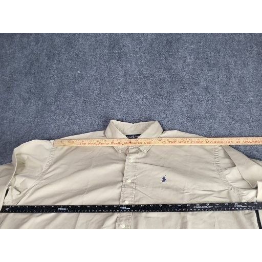 Polo Ralph Lauren Ralph Lauren Blake Button Up Shirt Men Sz XL Khaki Collared Size US XL / EU 56 / 4 - 5 Thumbnail