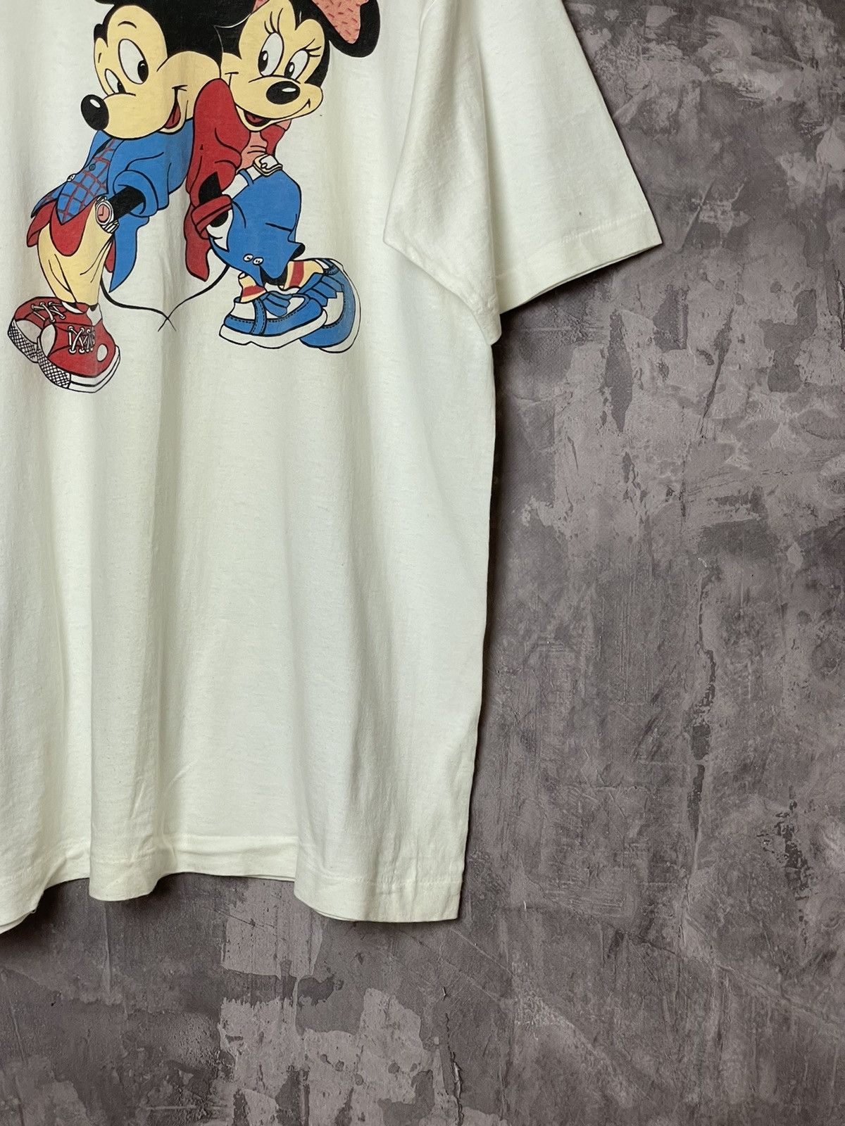 Mickey Mouse × Vintage Mickey Mouse vintage t-shirt single stitched printed Size US XL / EU 56 / 4 - 5 Thumbnail
