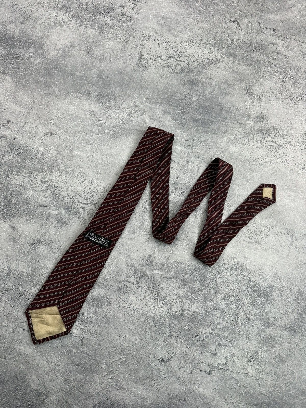 Stefano Ricci Stefano Ricci 100% Pure Silk Tie Made in Italy Striped Size ONE SIZE - 3 Thumbnail