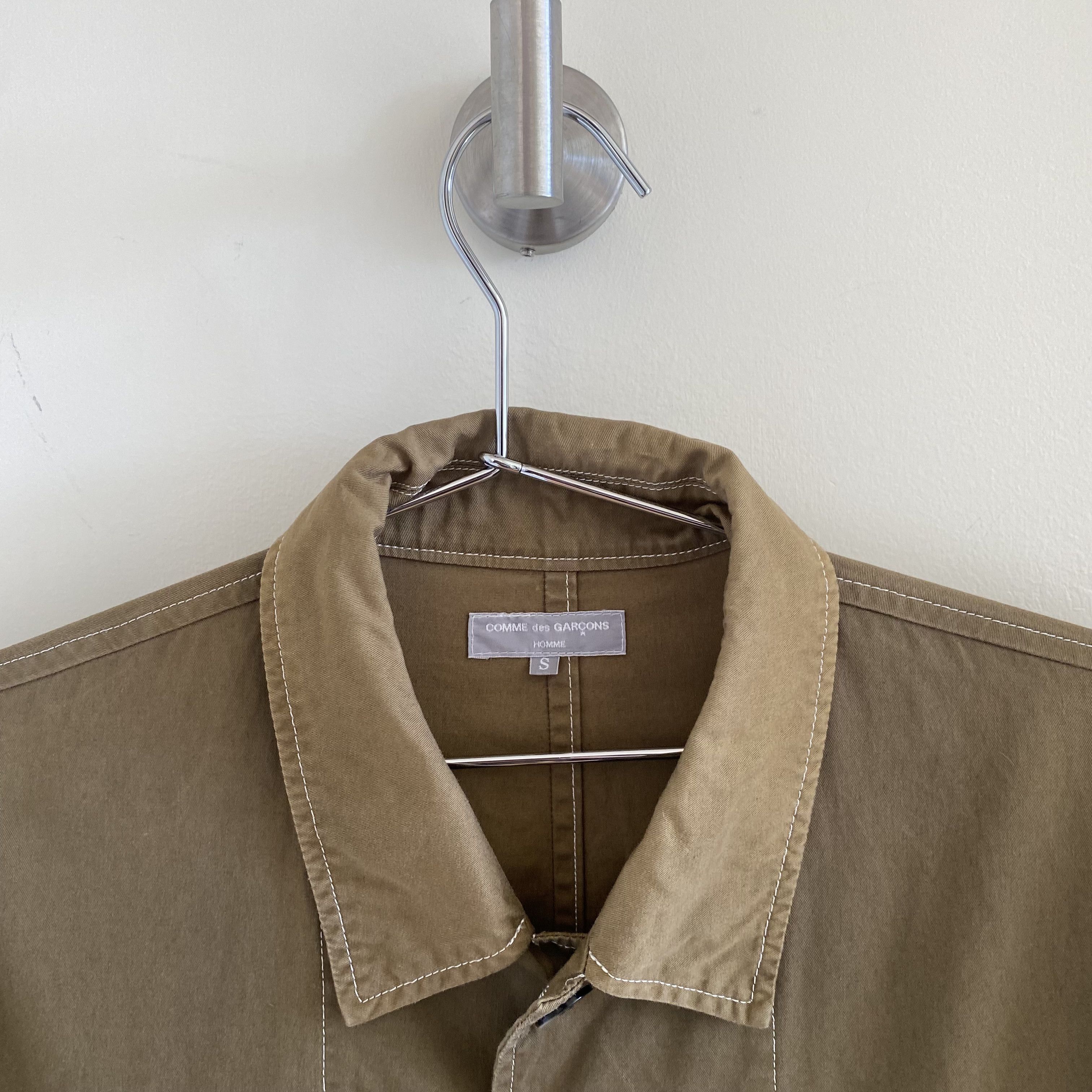 Comme des Garcons × Comme des Garcons Homme Comme des Garçons Homme 2003 Green Chore Coat Size US S / EU 44-46 / 1 - 4 Thumbnail