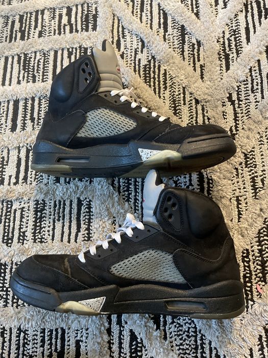 metallic fives jordans