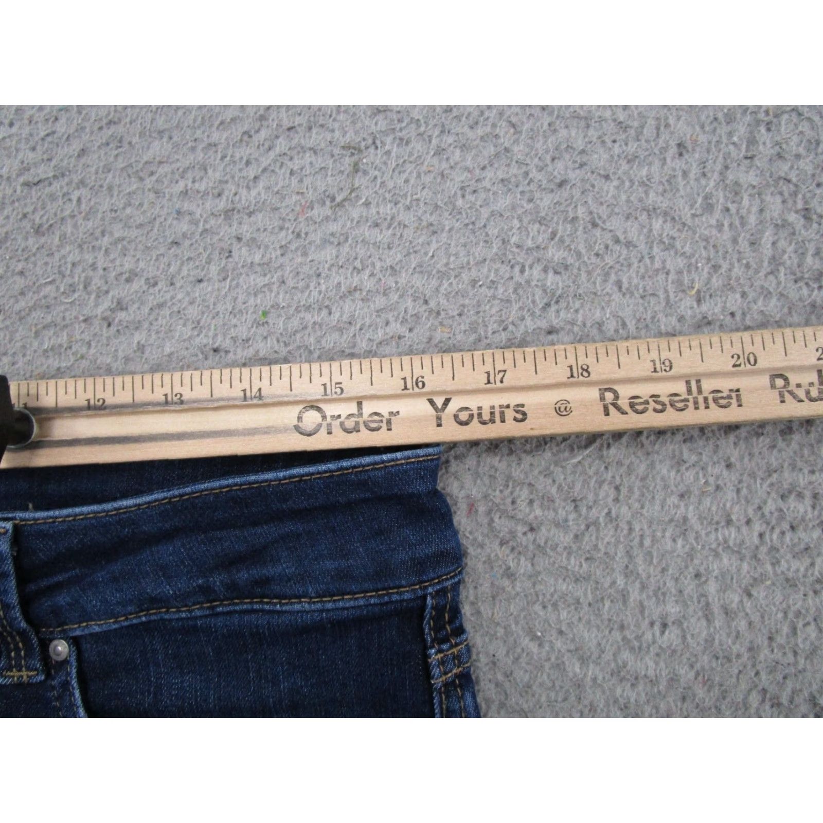 Vintage Maurices High Rise Denim Skinny Ankle Jeans Blue 12 Womens Stretch 5-Pocket Maurices Everflex Jeans Size 12 Size 34" / US 12 / IT 48 - 6 Thumbnail