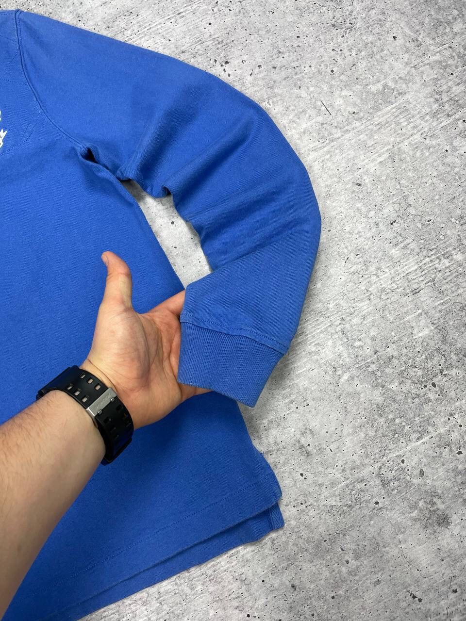 Polo Ralph Lauren × Vintage Vintage Ralph Lauren Blue Big Logo Y2K Longsleeve Sweatshirt Size US S / EU 44-46 / 1 - 6 Thumbnail