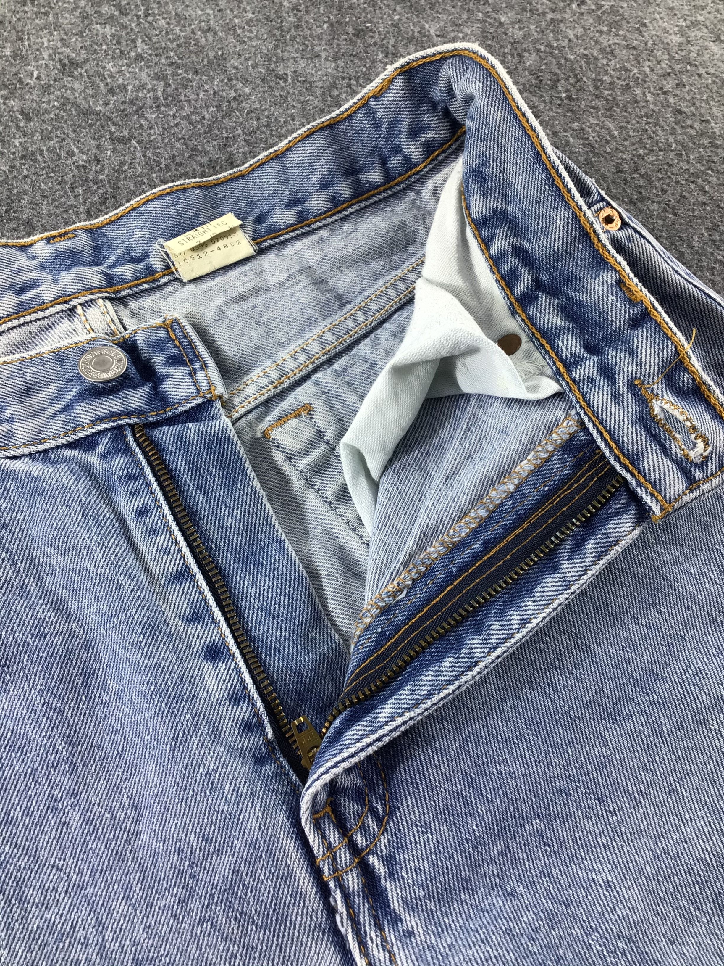 Levi's Vintage Levis 512 Jeans Faded Stone Wash Denim -J552 Size US 28 / EU 44 - 8 Thumbnail