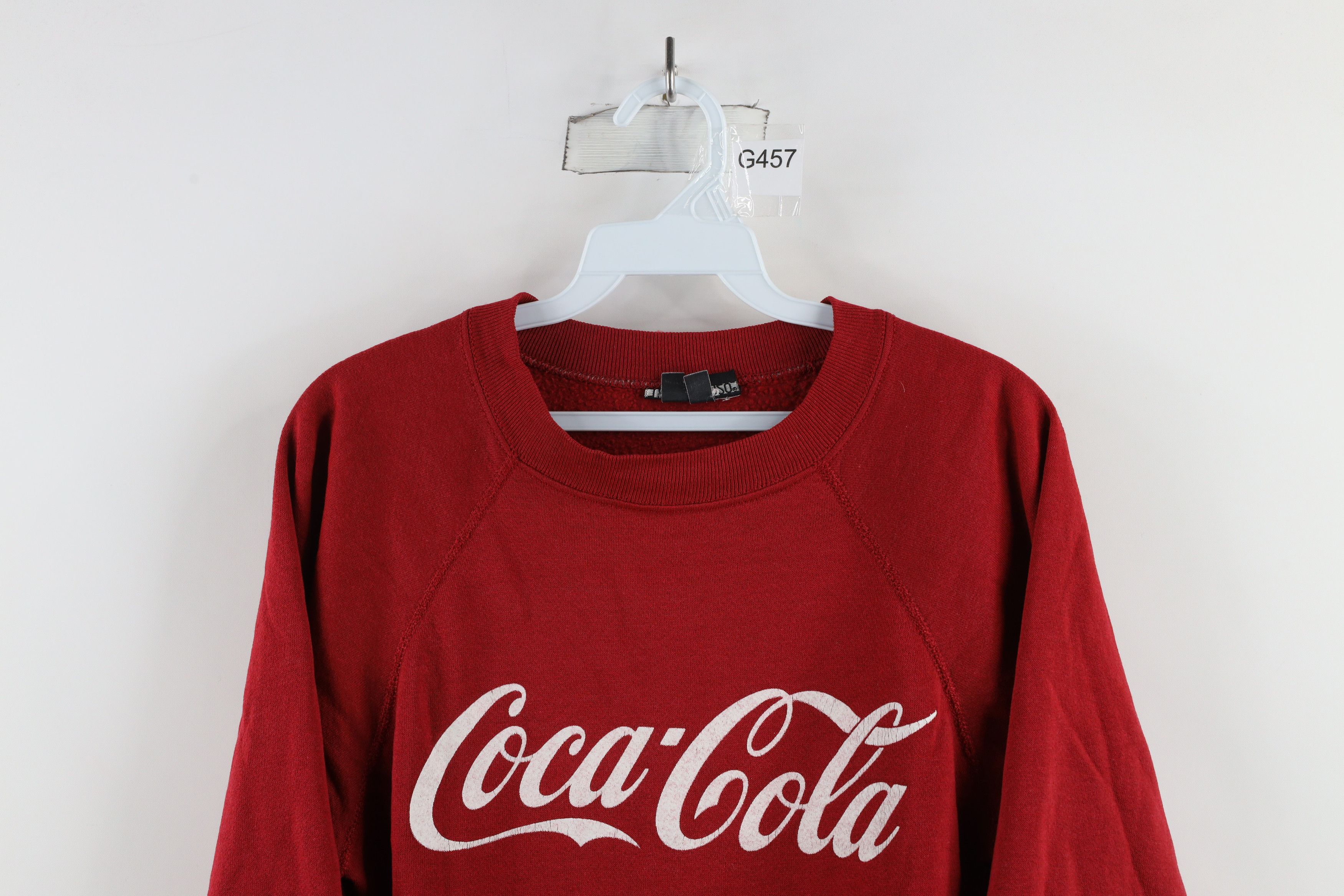 Vintage Vintage 80s Coca Cola Out Script Crewneck Sweatshirt USA Size M / US 6-8 / IT 42-44 - 2 Thumbnail